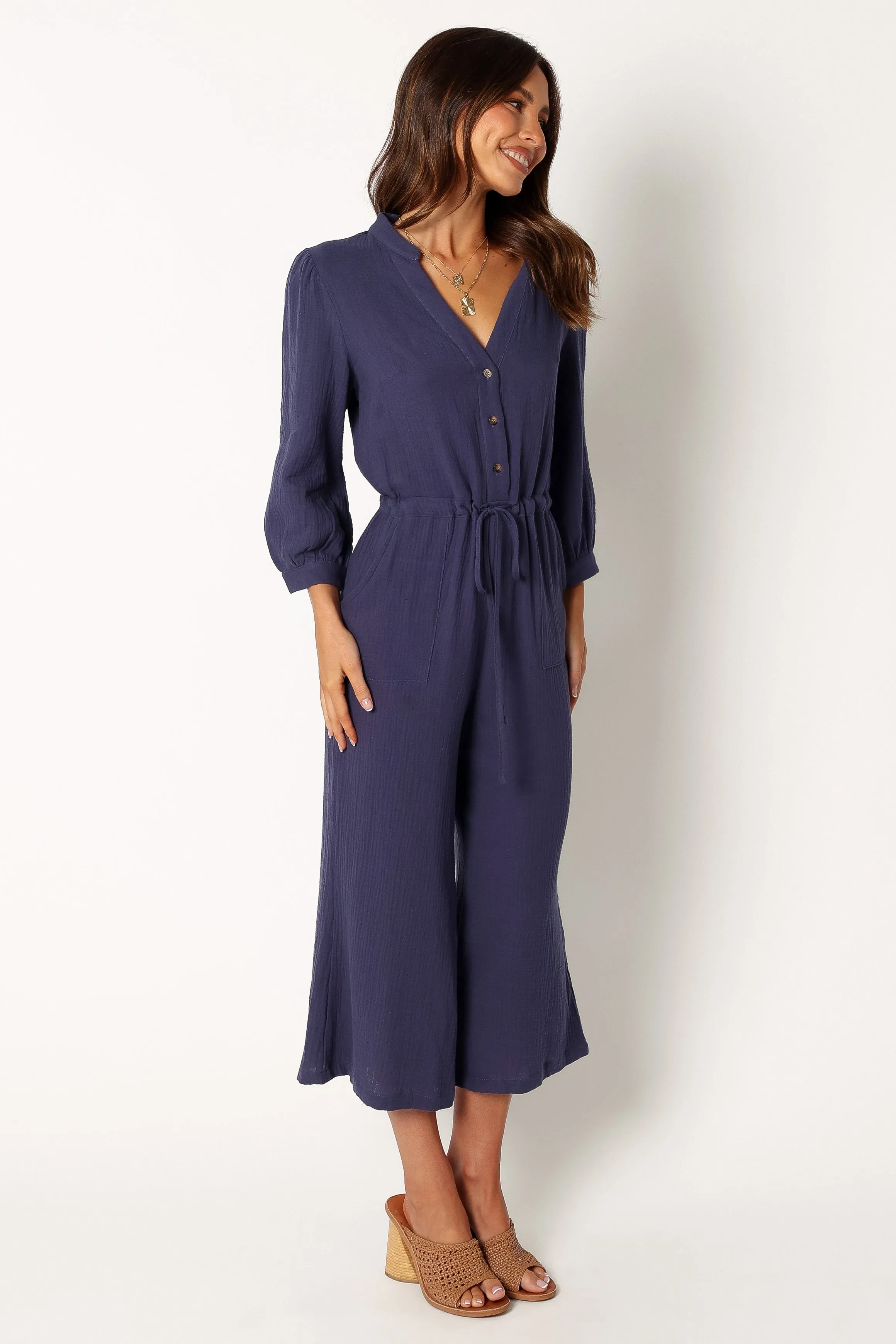 Roberta Jumpsuit - Navy sold by Petal & Pup product image thumbnail 5