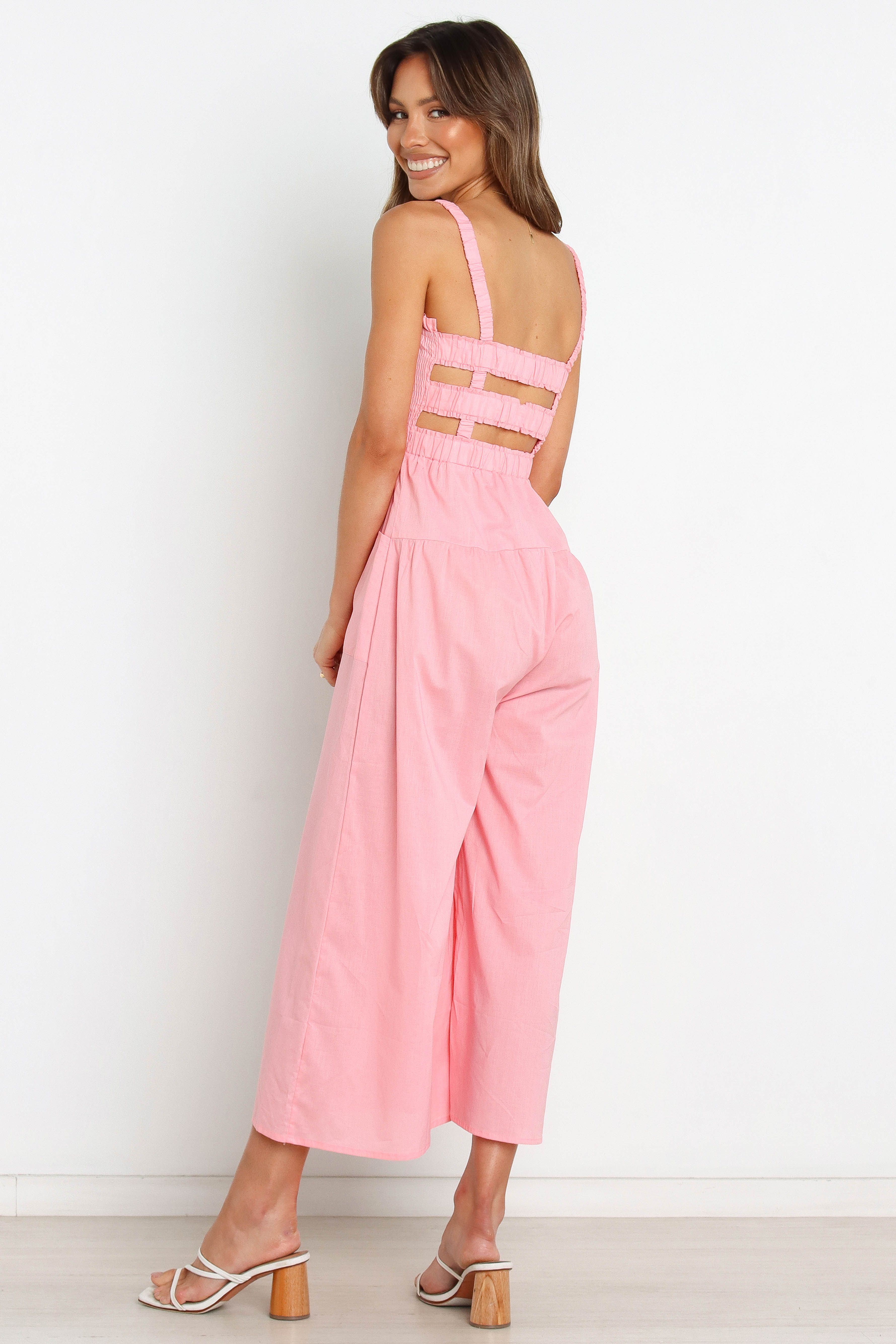 Waves Jumpsuit - Pink sold by Petal & Pup product image thumbnail 5