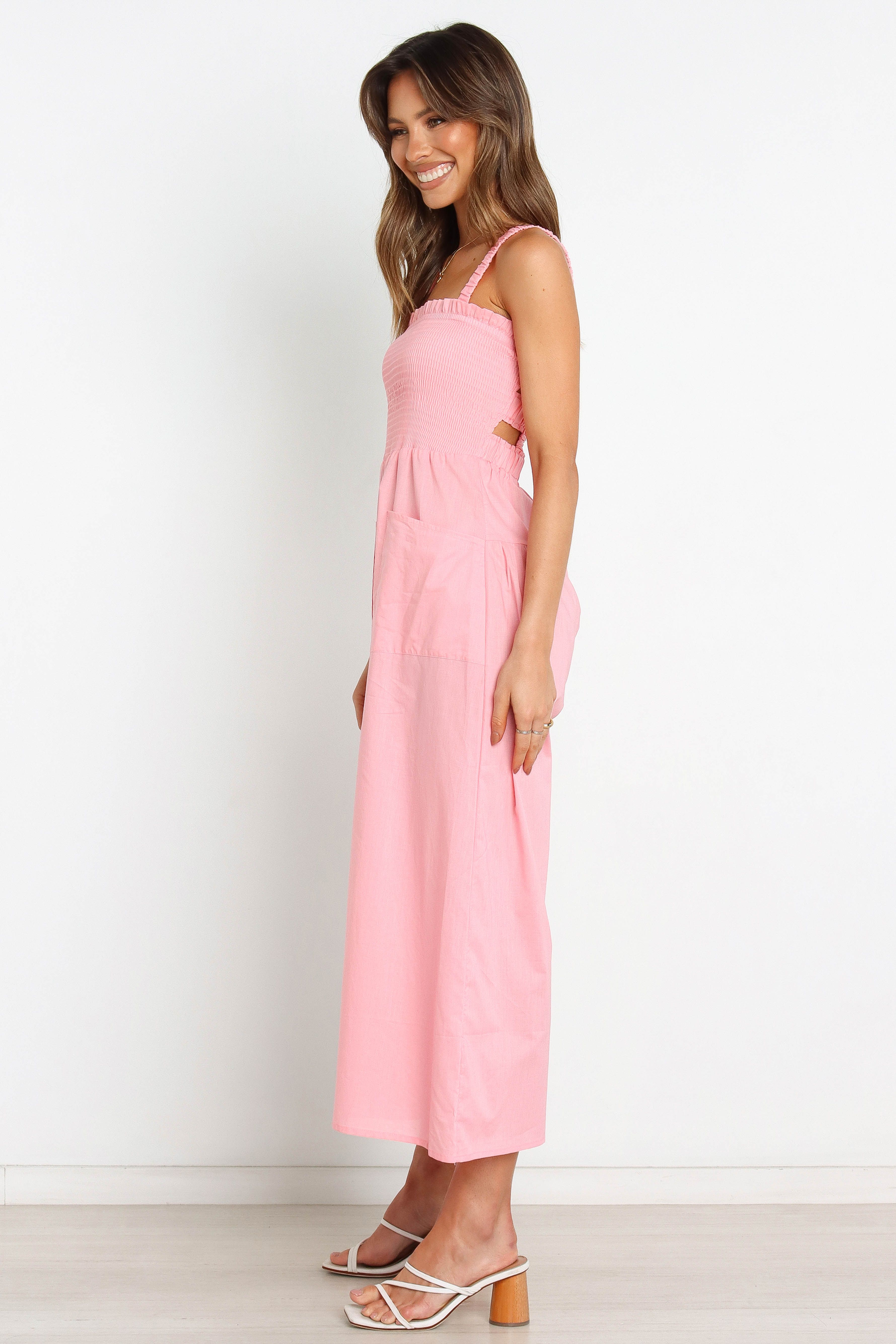 Waves Jumpsuit - Pink sold by Petal & Pup product image thumbnail 3
