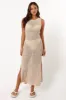 Shamine Midi Dress - Sand sold by Petal & Pup