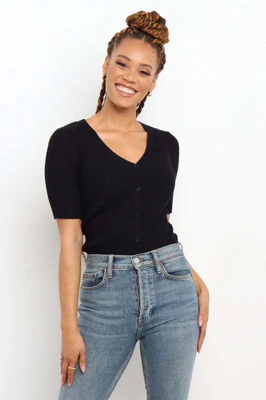 Holland Top - Black sold by Petal & Pup