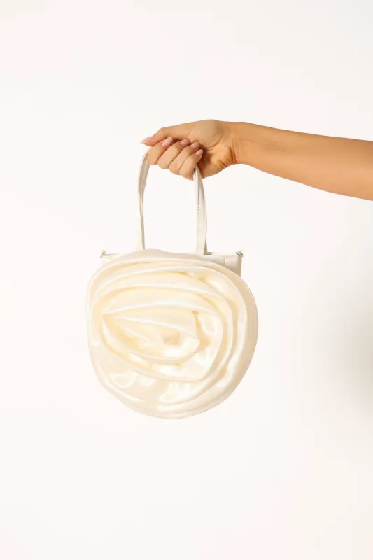 Rosetta Statement Bag - Cream sold by Petal & Pup