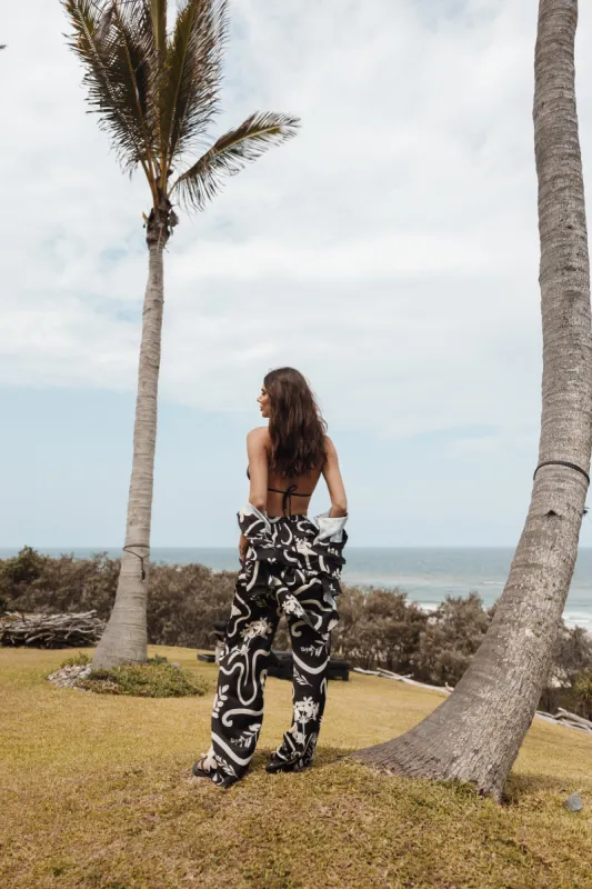 Leo Pant - Black Sand sold by Petal & Pup