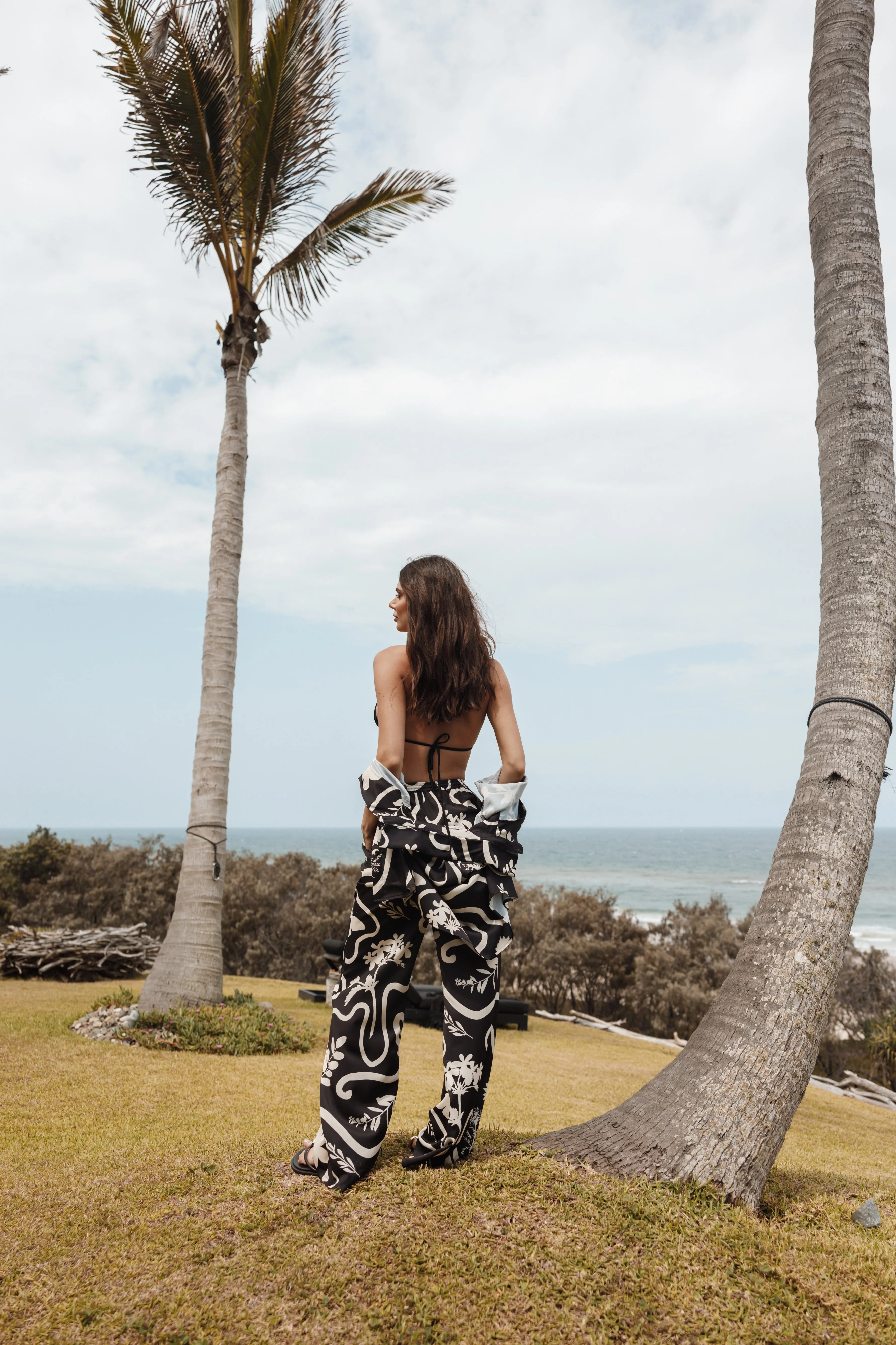 Leo Pant - Black Sand sold by Petal & Pup