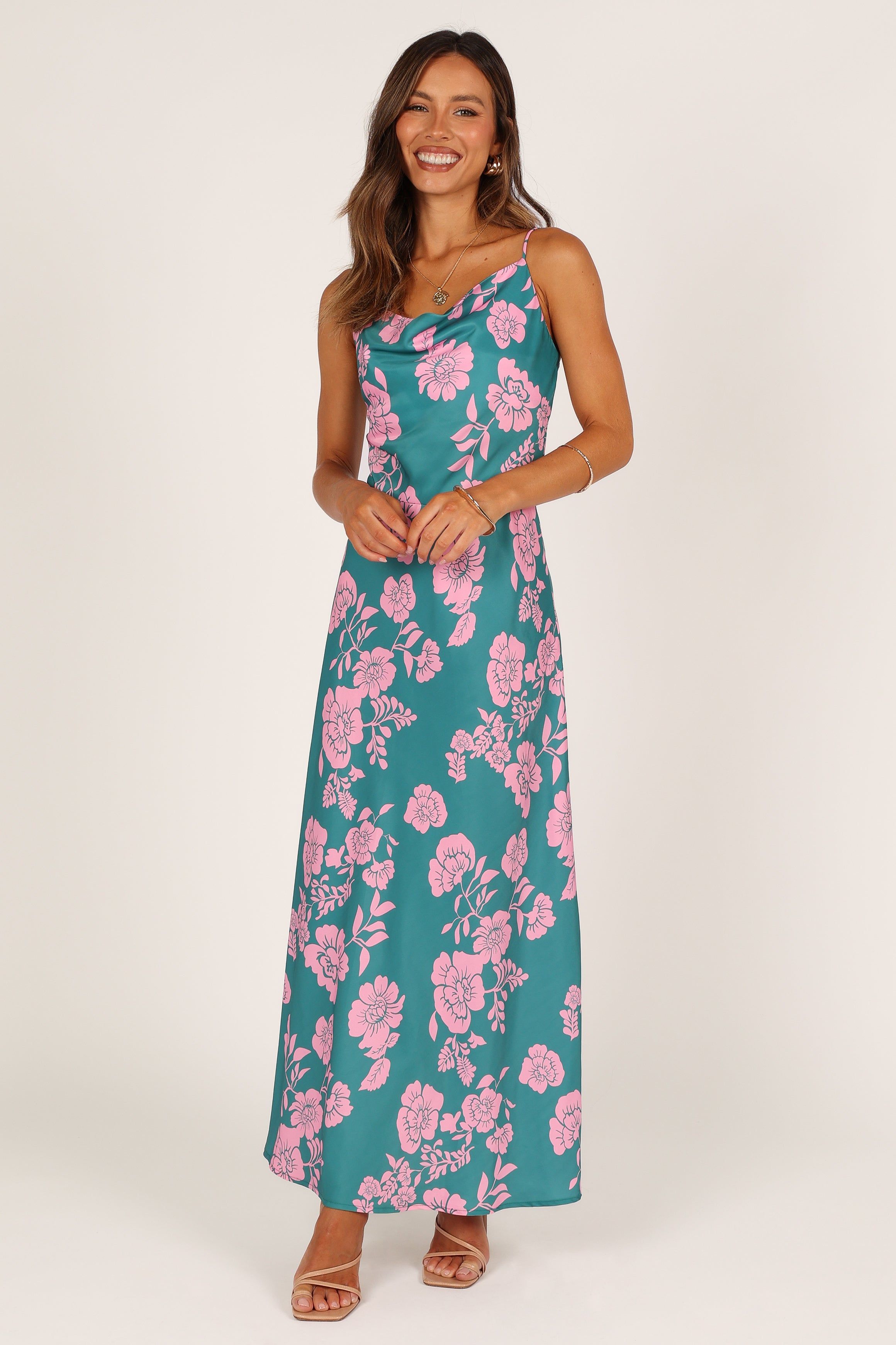 Amalthea Maxi Dress - Green Floral sold by Petal & Pup product image thumbnail 6