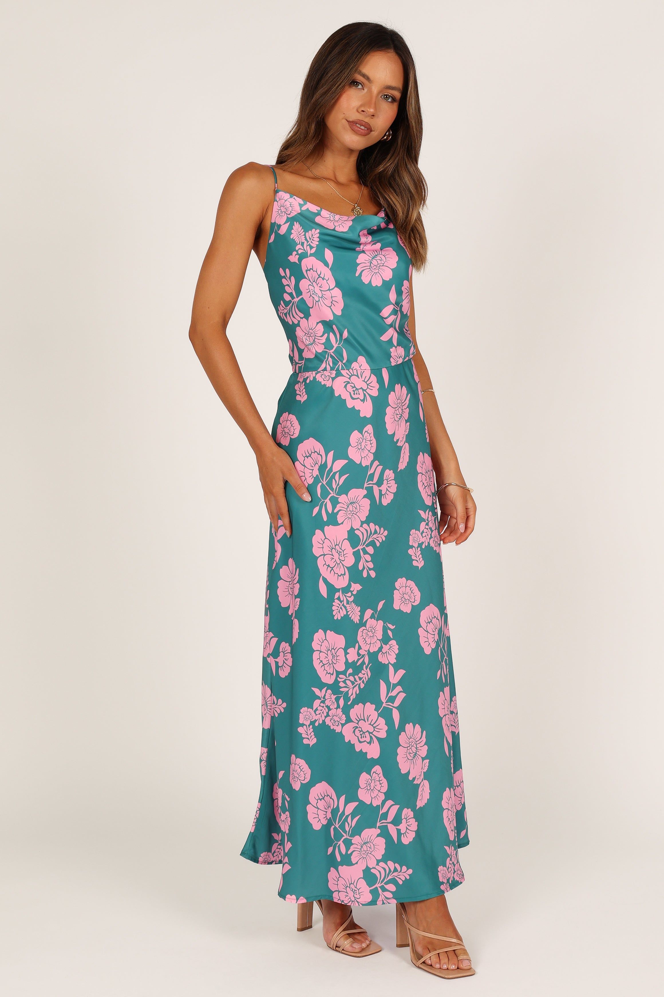 Amalthea Maxi Dress - Green Floral sold by Petal & Pup product image thumbnail 5