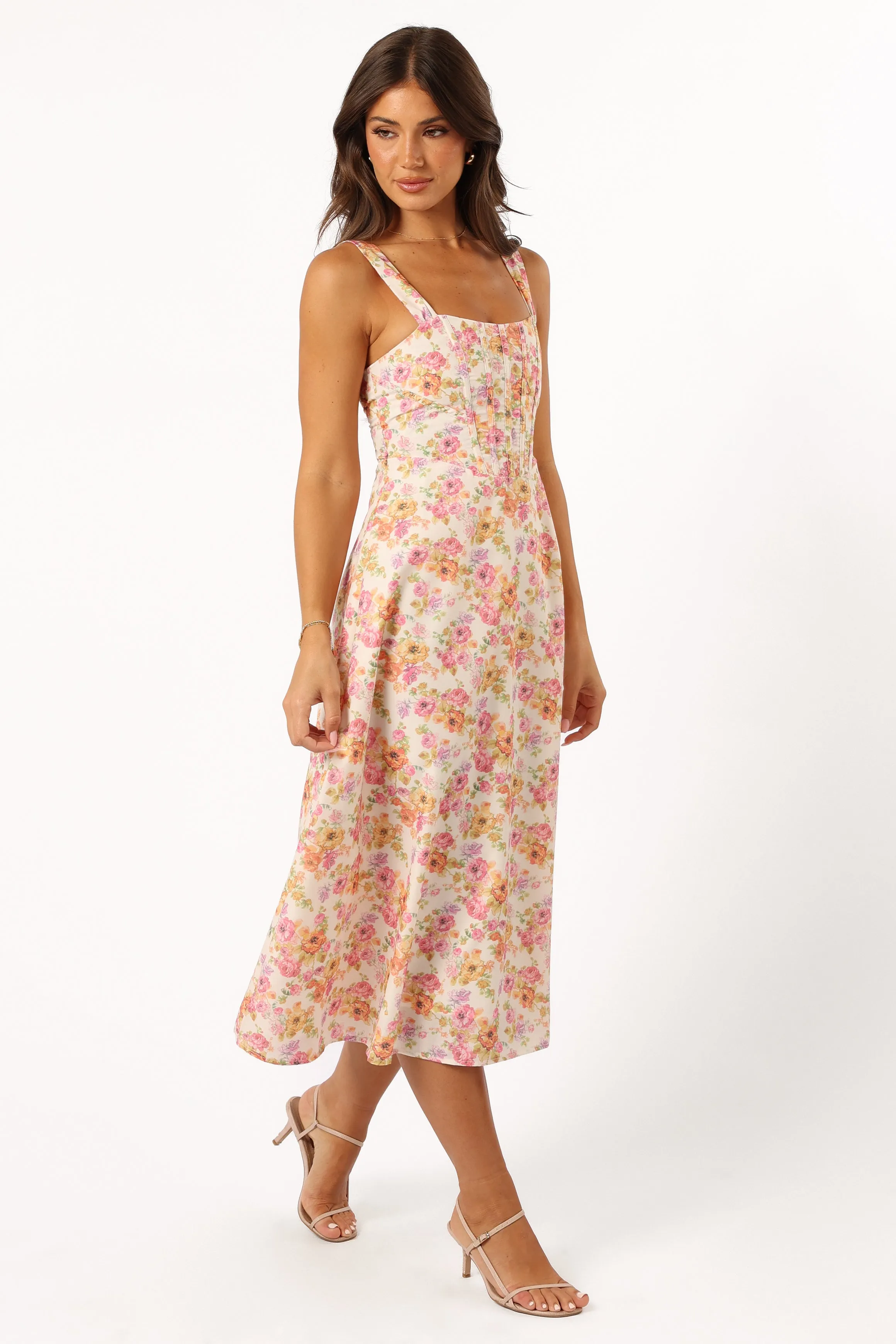 Cosima Midi Dress - Pink Floral sold by Petal & Pup product image thumbnail 4