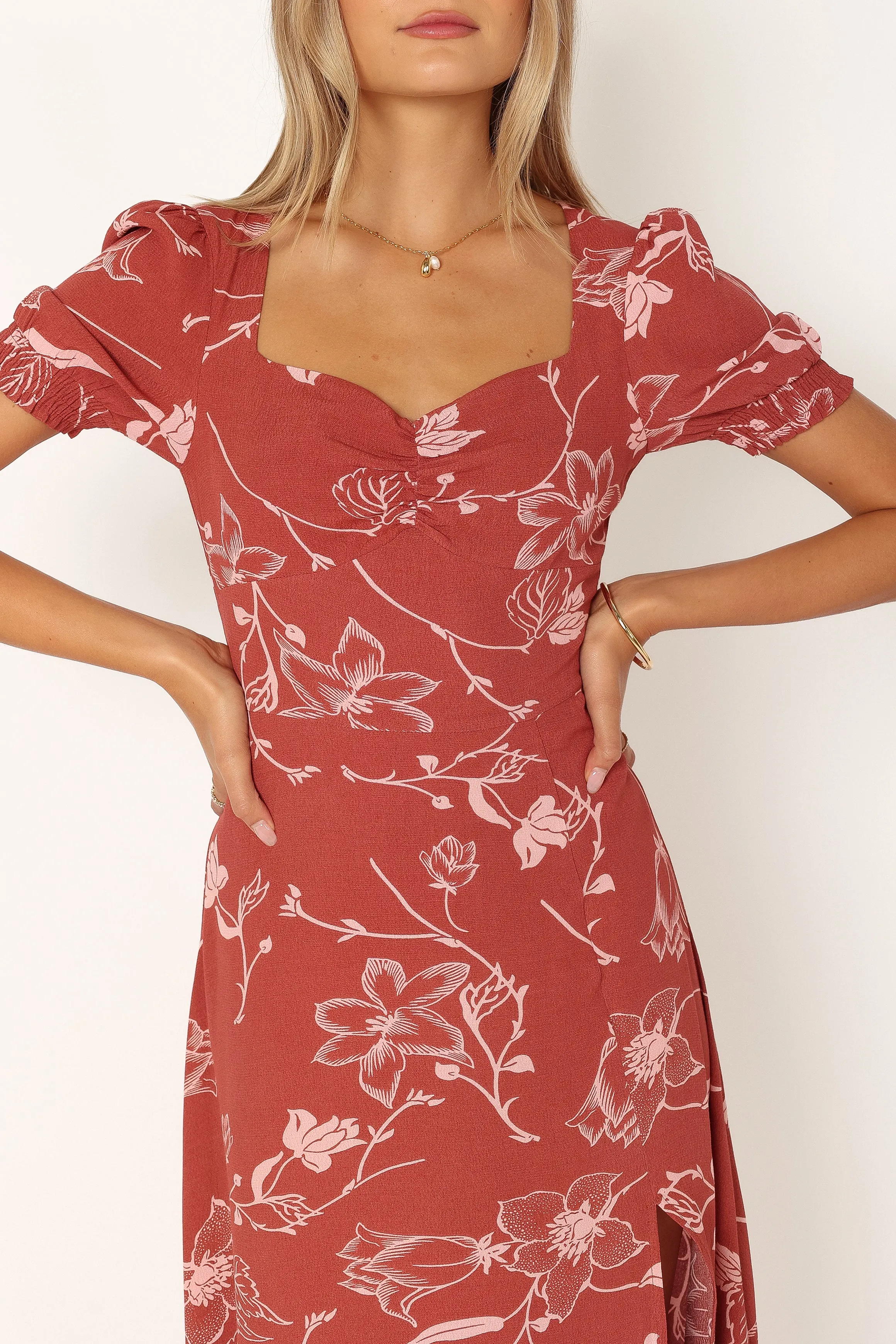 Franklin Dress - Rust Floral sold by Petal & Pup product image thumbnail 3
