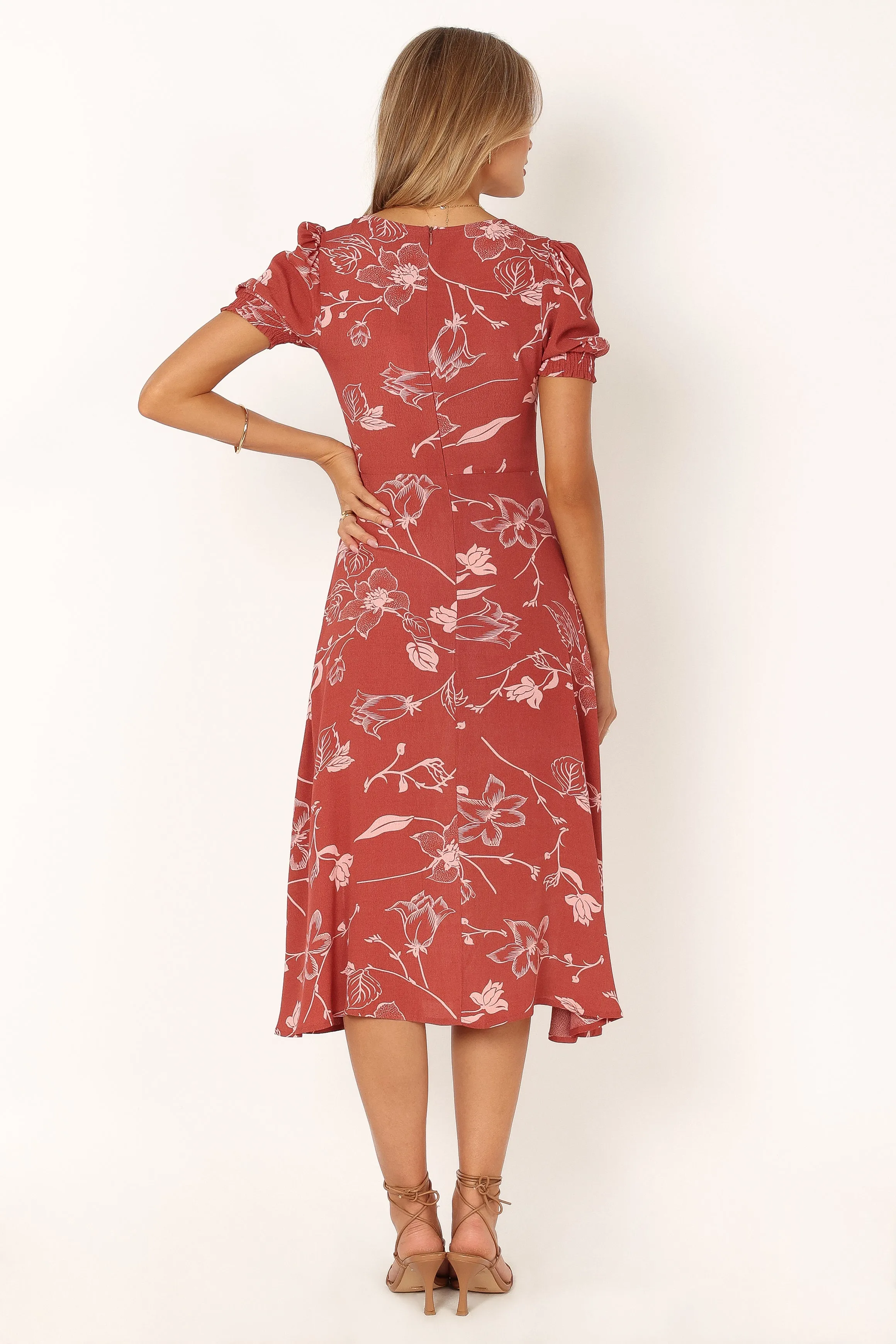 Franklin Dress - Rust Floral sold by Petal & Pup product image thumbnail 4