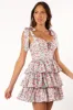Dianne Mini Dress - Cream sold by Petal & Pup