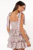 Dianne Mini Dress - Cream sold by Petal & Pup