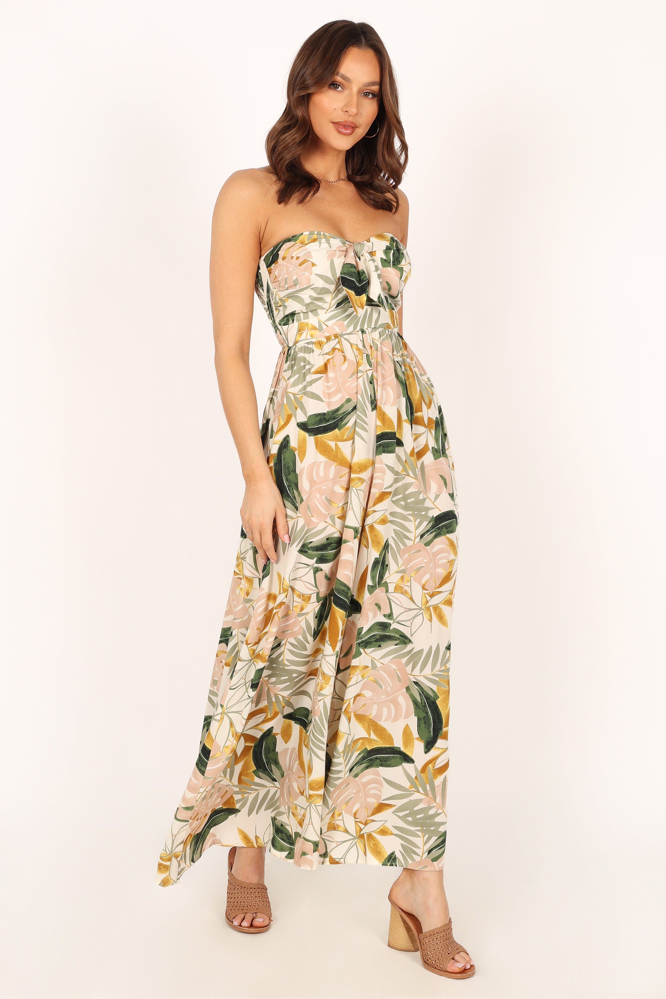 Hattie Strapless Jumpsuit - Ivory sold by Petal & Pup product image thumbnail 4