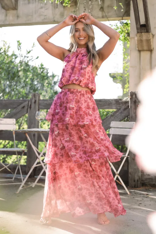 Blaise Frill Skirt - Pink sold by Petal & Pup