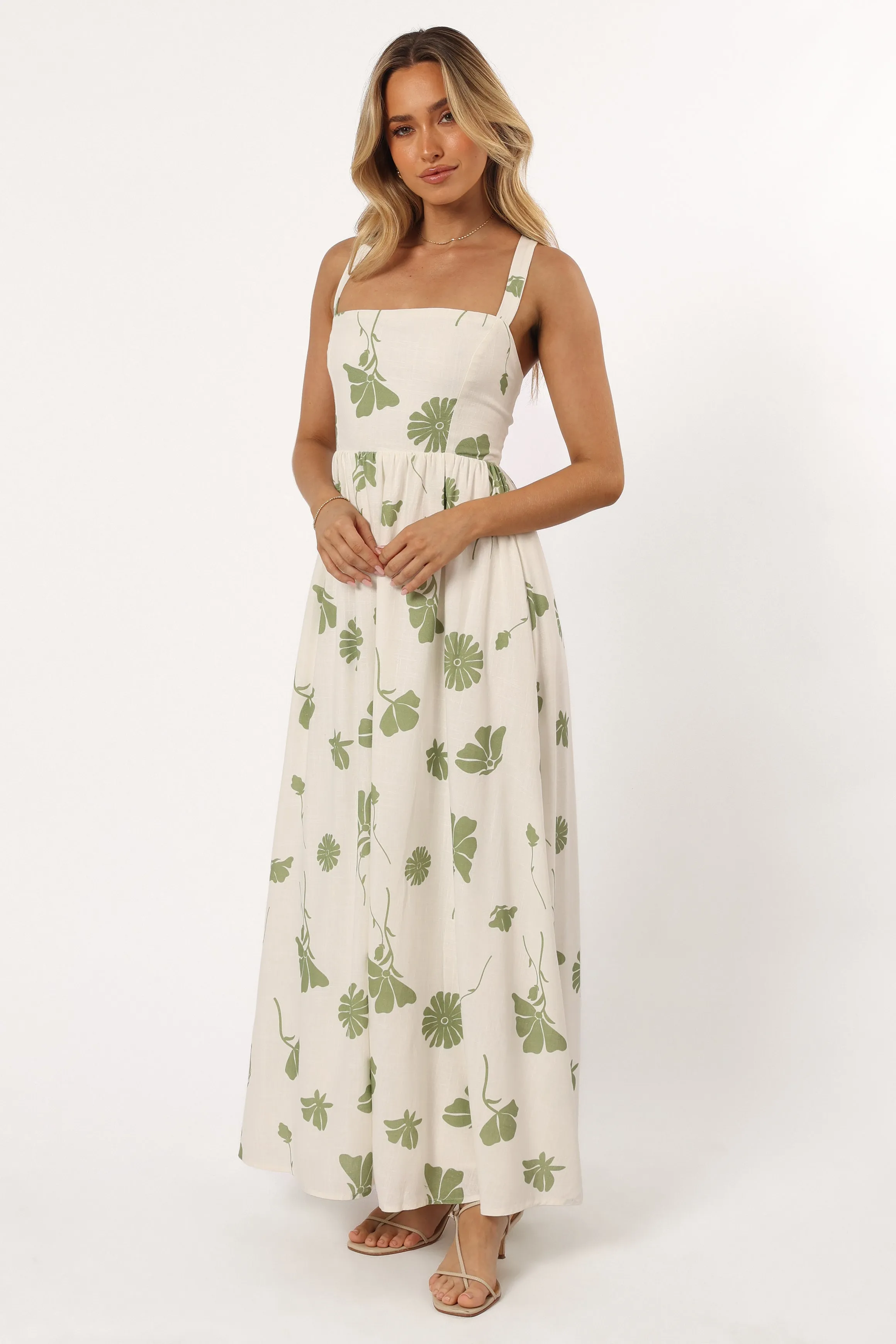 Hazel Maxi Dress - Sage Floral sold by Petal & Pup product image thumbnail 3