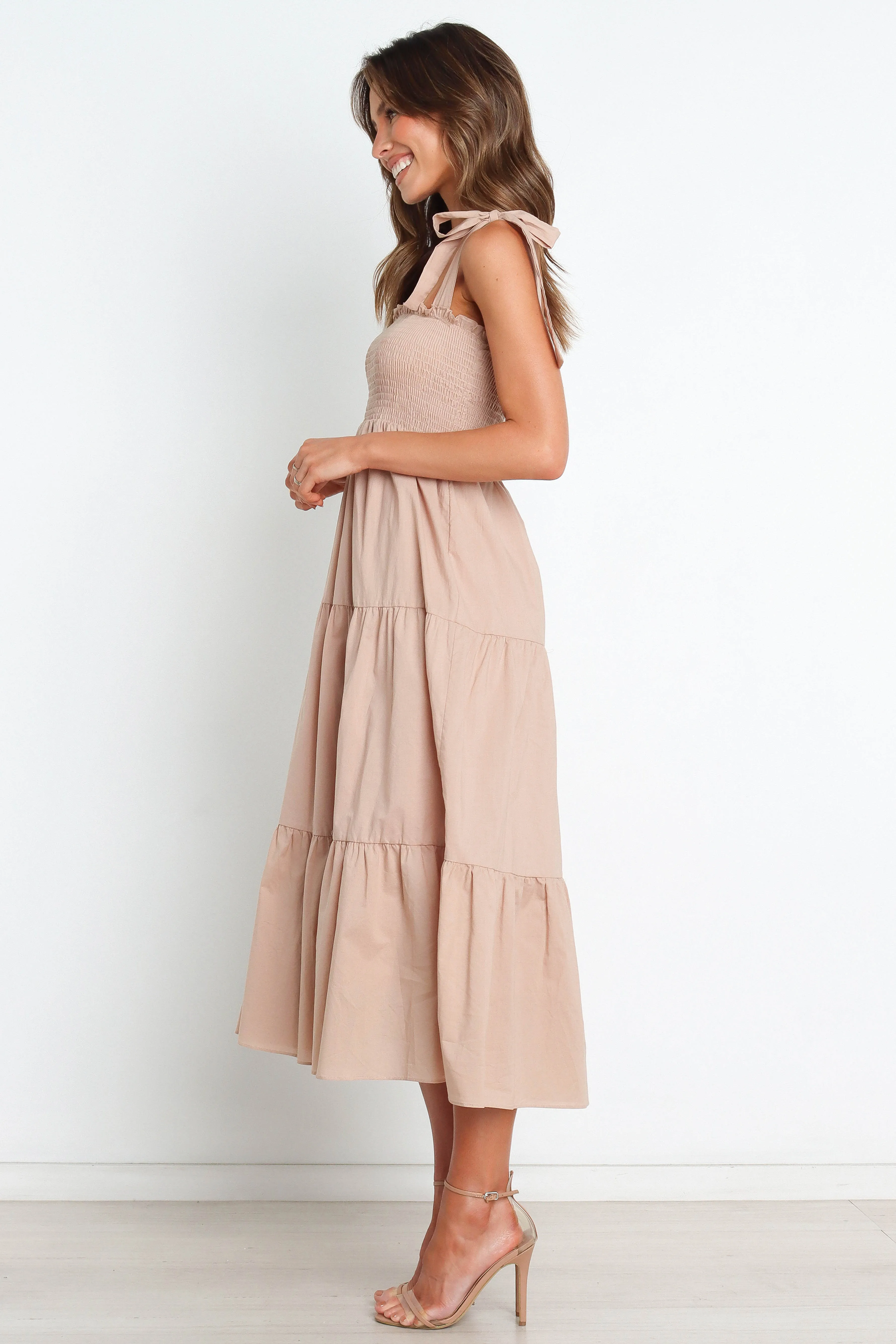 Karlie Dress - Beige sold by Petal & Pup product image thumbnail 5