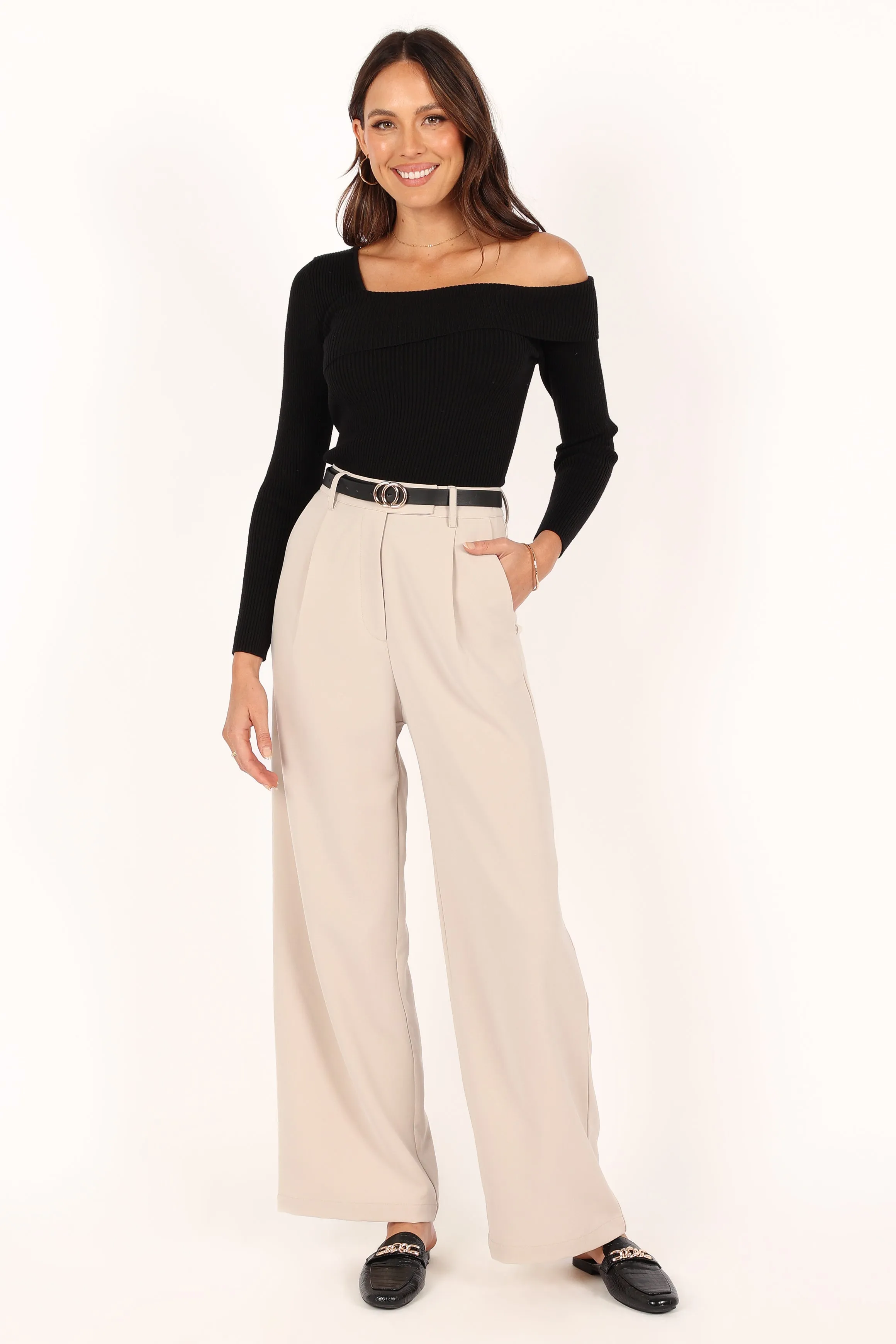 Aleena Knit Top - Black sold by Petal & Pup product image thumbnail 5