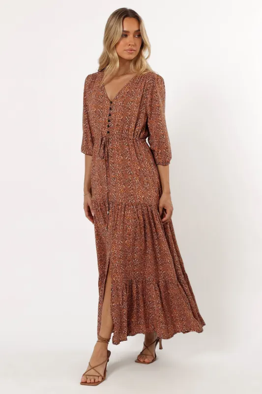 Kelda Dress - Leopard Print sold by Petal & Pup
