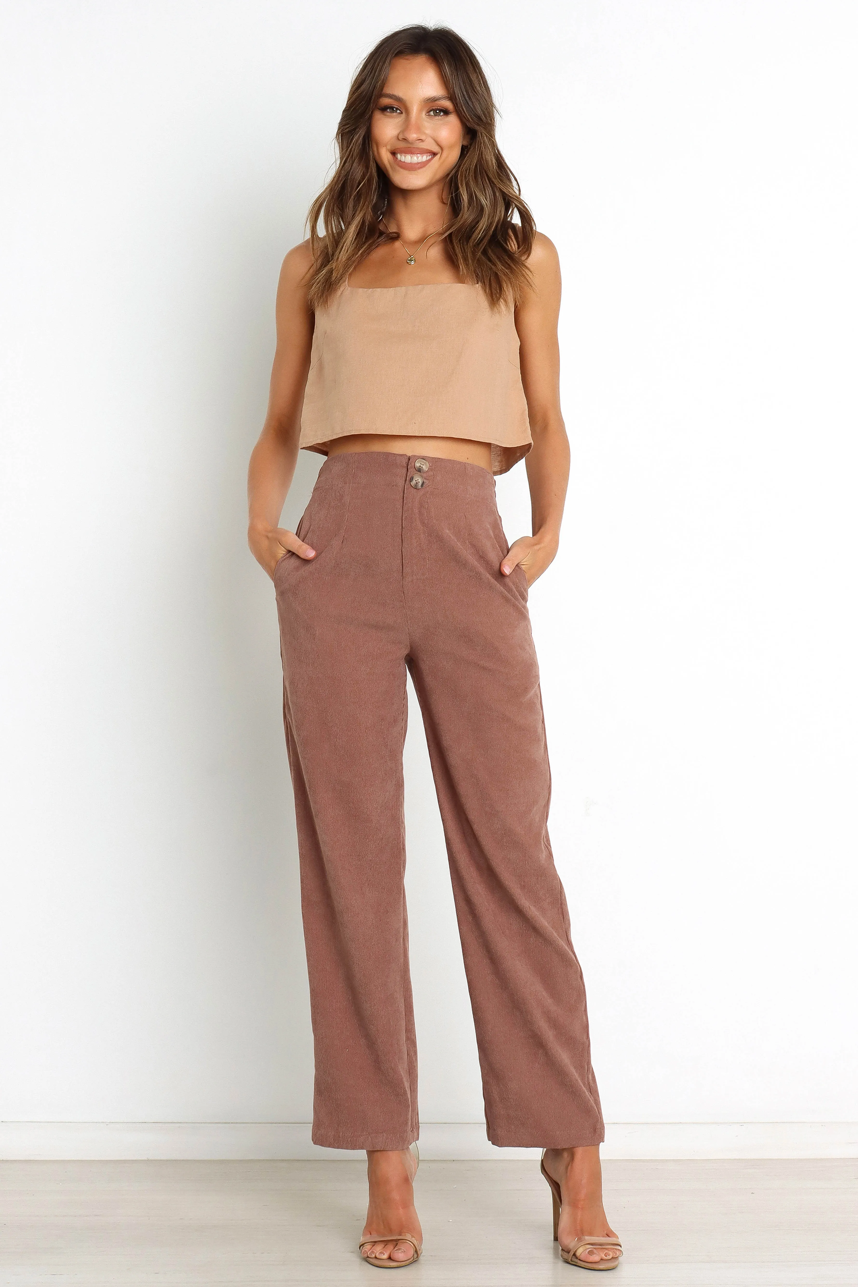Springfield Pants - Brown sold by Petal & Pup