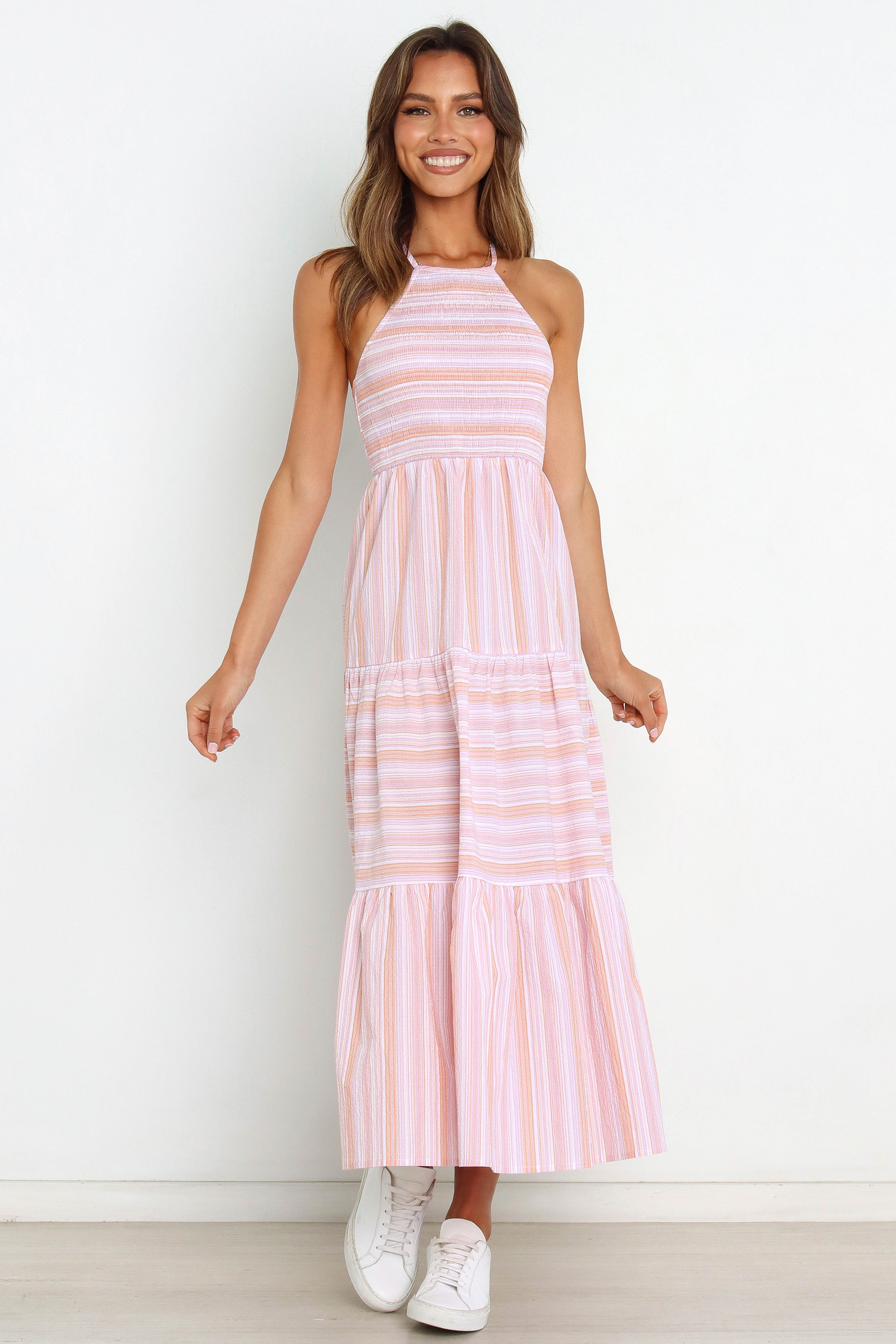 Sophia Dress - Pink sold by Petal & Pup