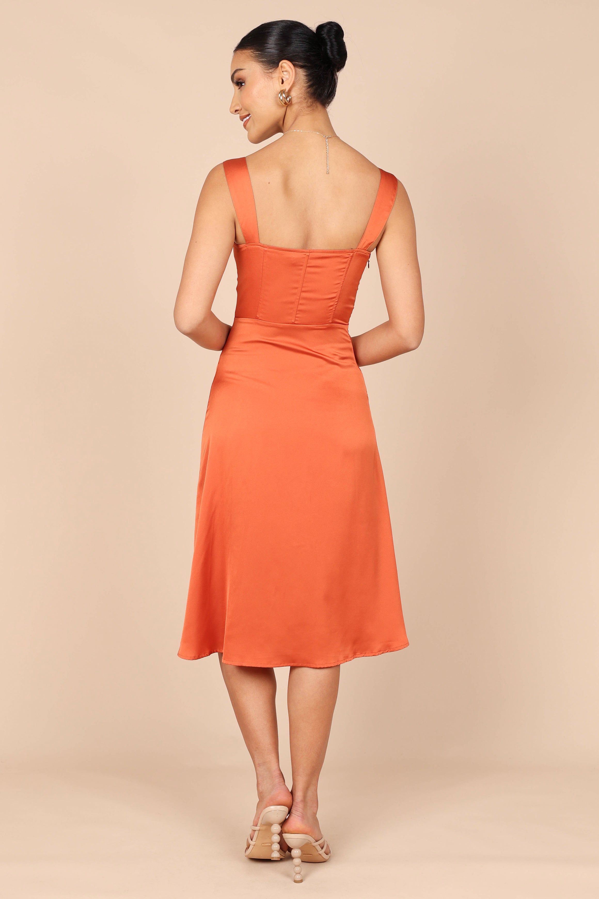 Siobhan Midi Dress - Rust sold by Petal & Pup product image thumbnail 4