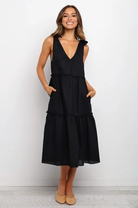 Erenda Dress - Black made by Petal & Pup