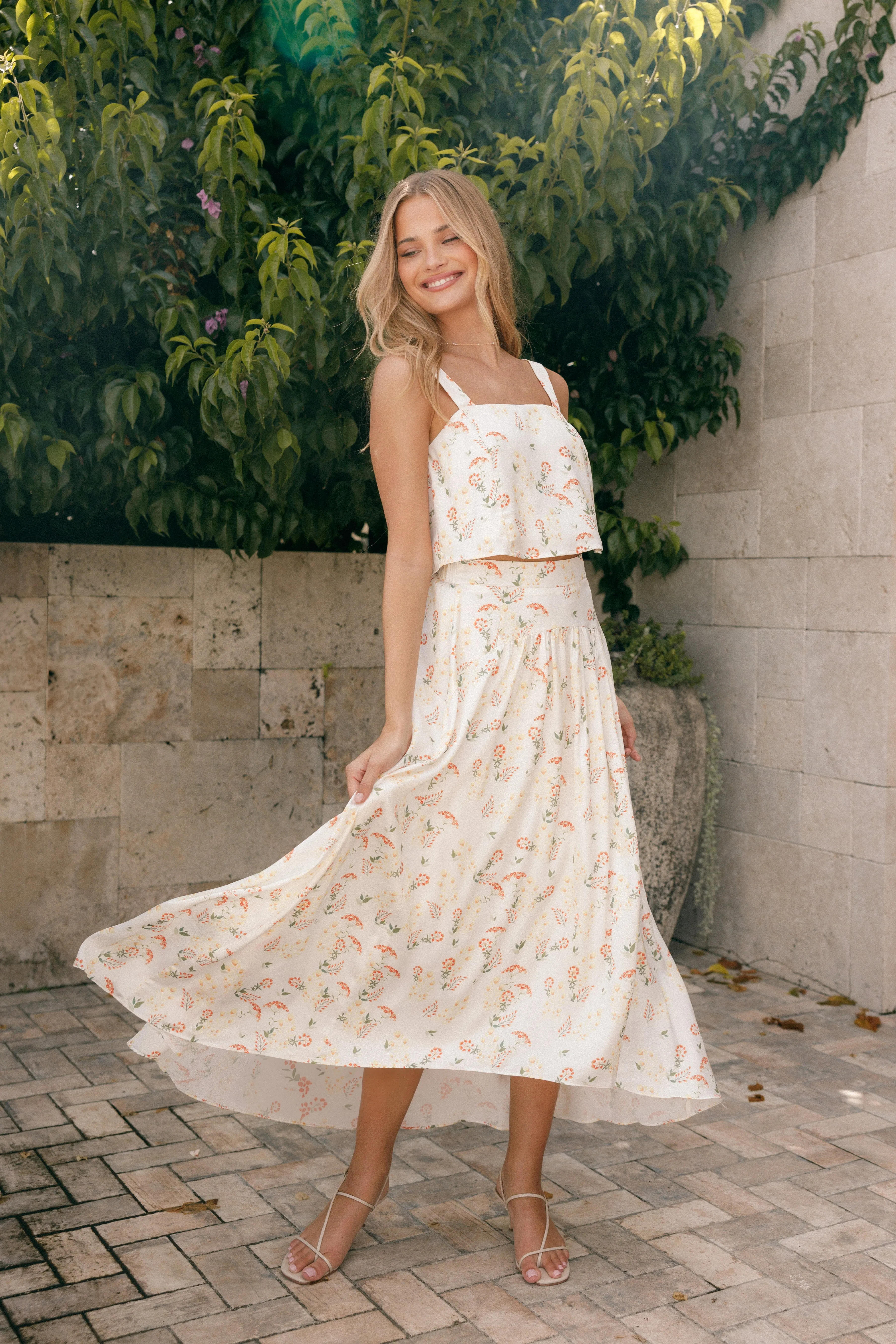 Lulu Set - Yellow Floral sold by Petal & Pup