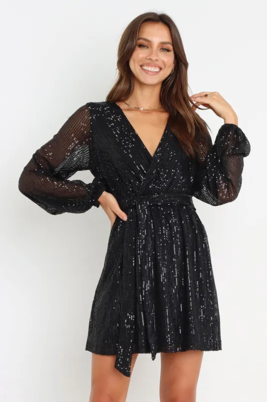 Glitz Dress - Black sold by Petal & Pup