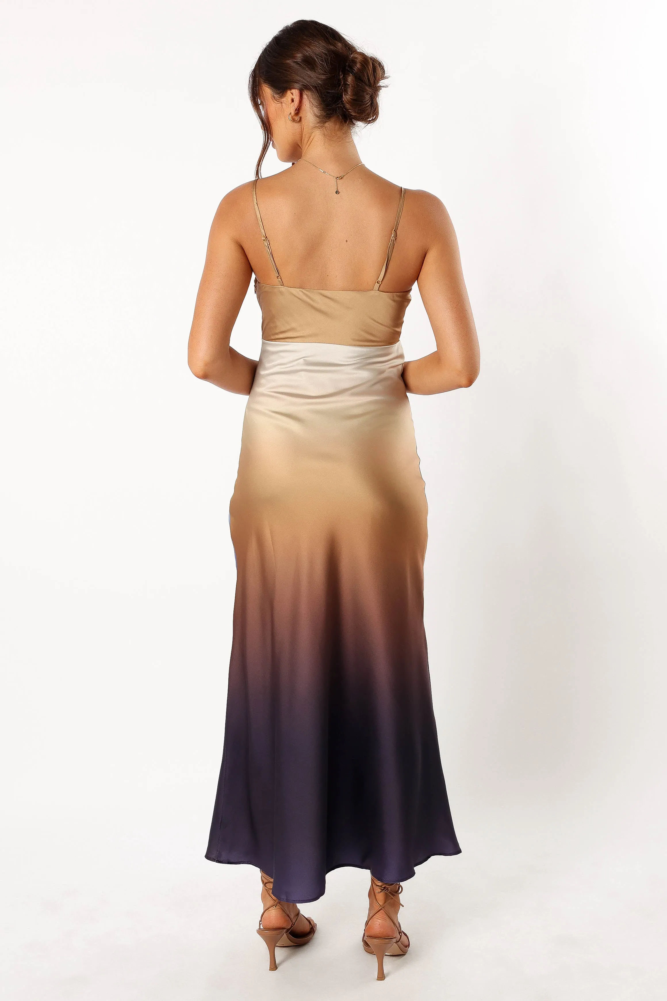 Dusk Midi Slip Dress - Navy Ombre sold by Petal & Pup product image thumbnail 4