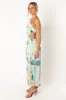 Leighton One Shoulder Midi Dress - Light Blue sold by Petal & Pup