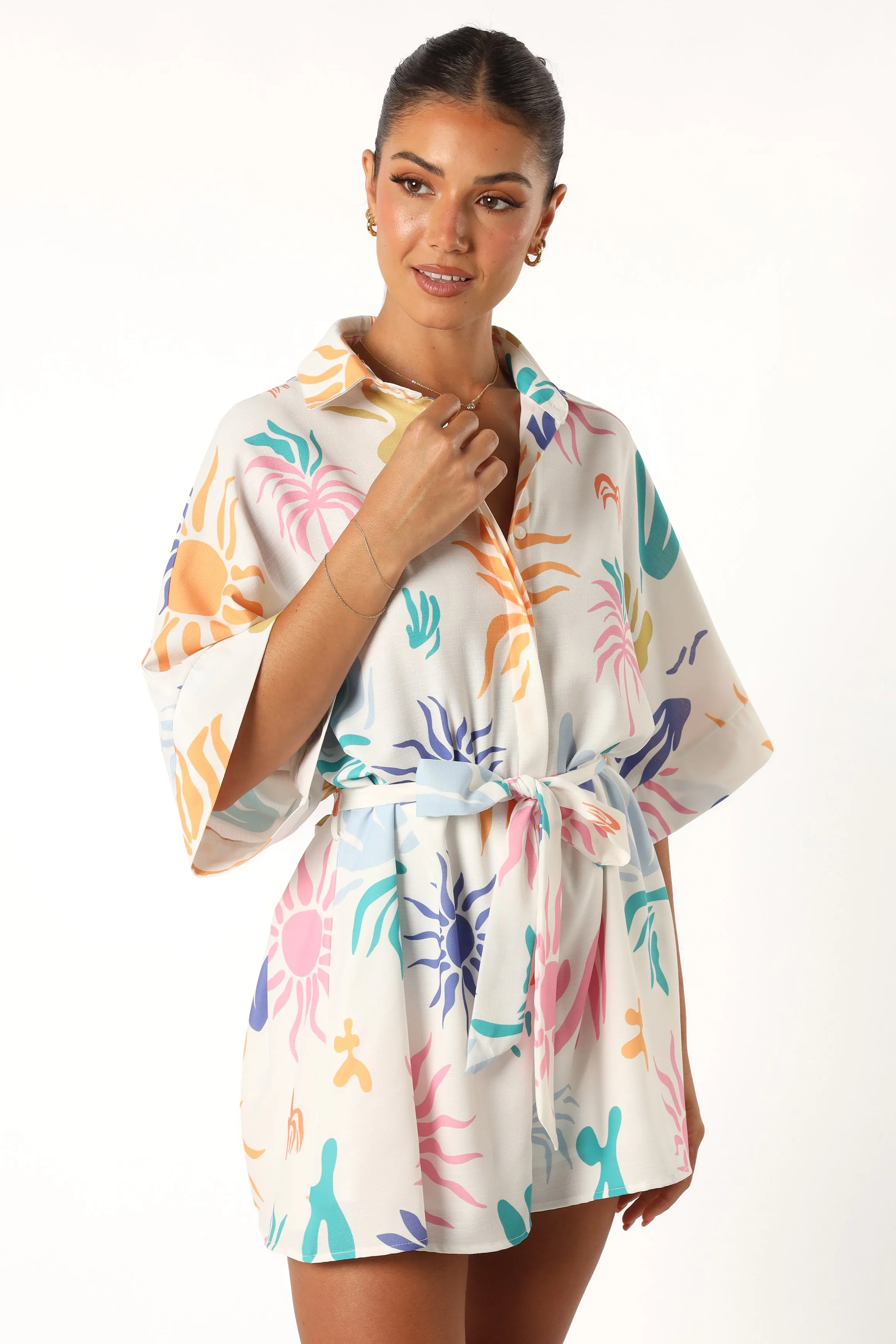 Talia Romper - Multi sold by Petal & Pup product image thumbnail 4