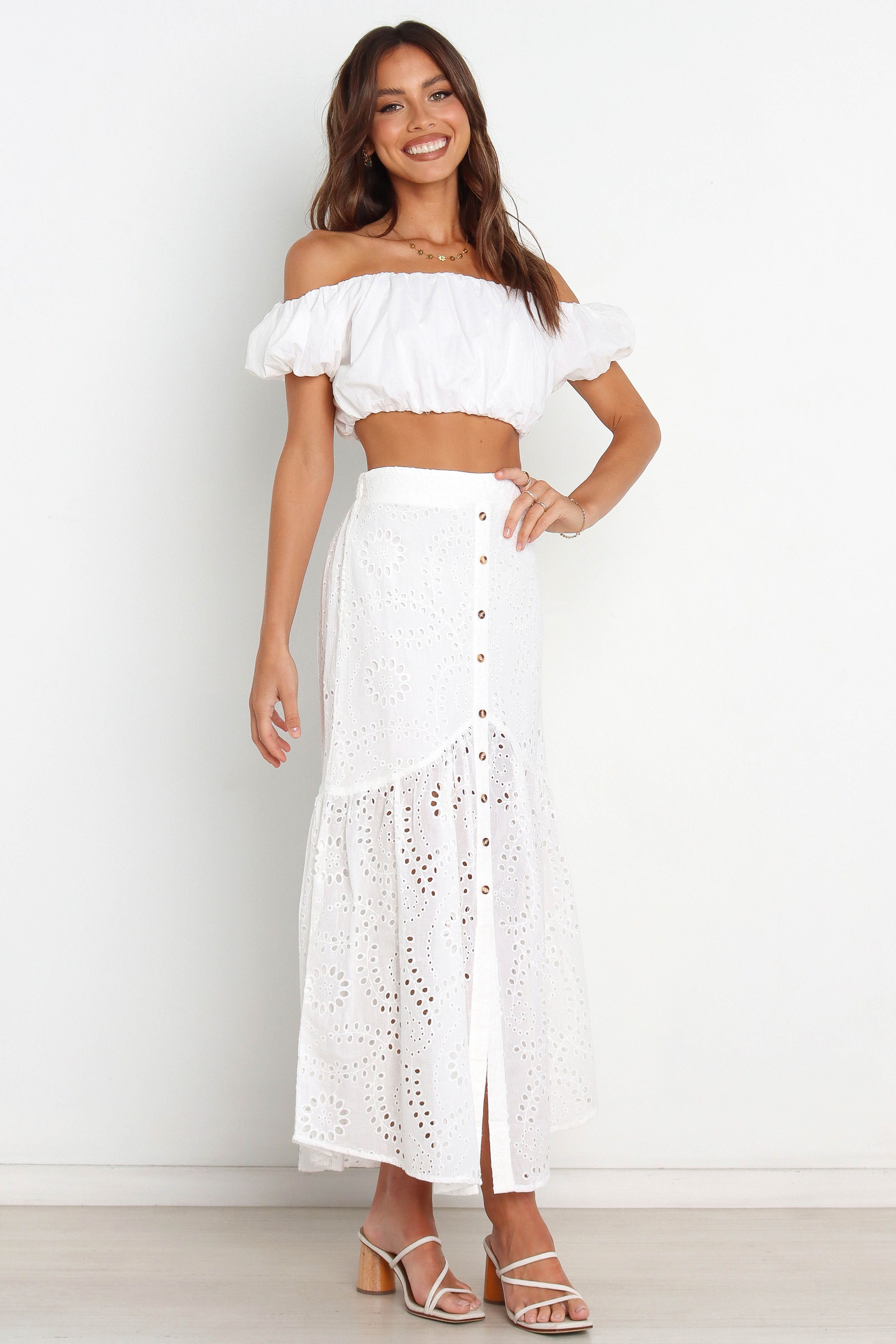 Giselle Skirt - White sold by Petal & Pup product image thumbnail 9