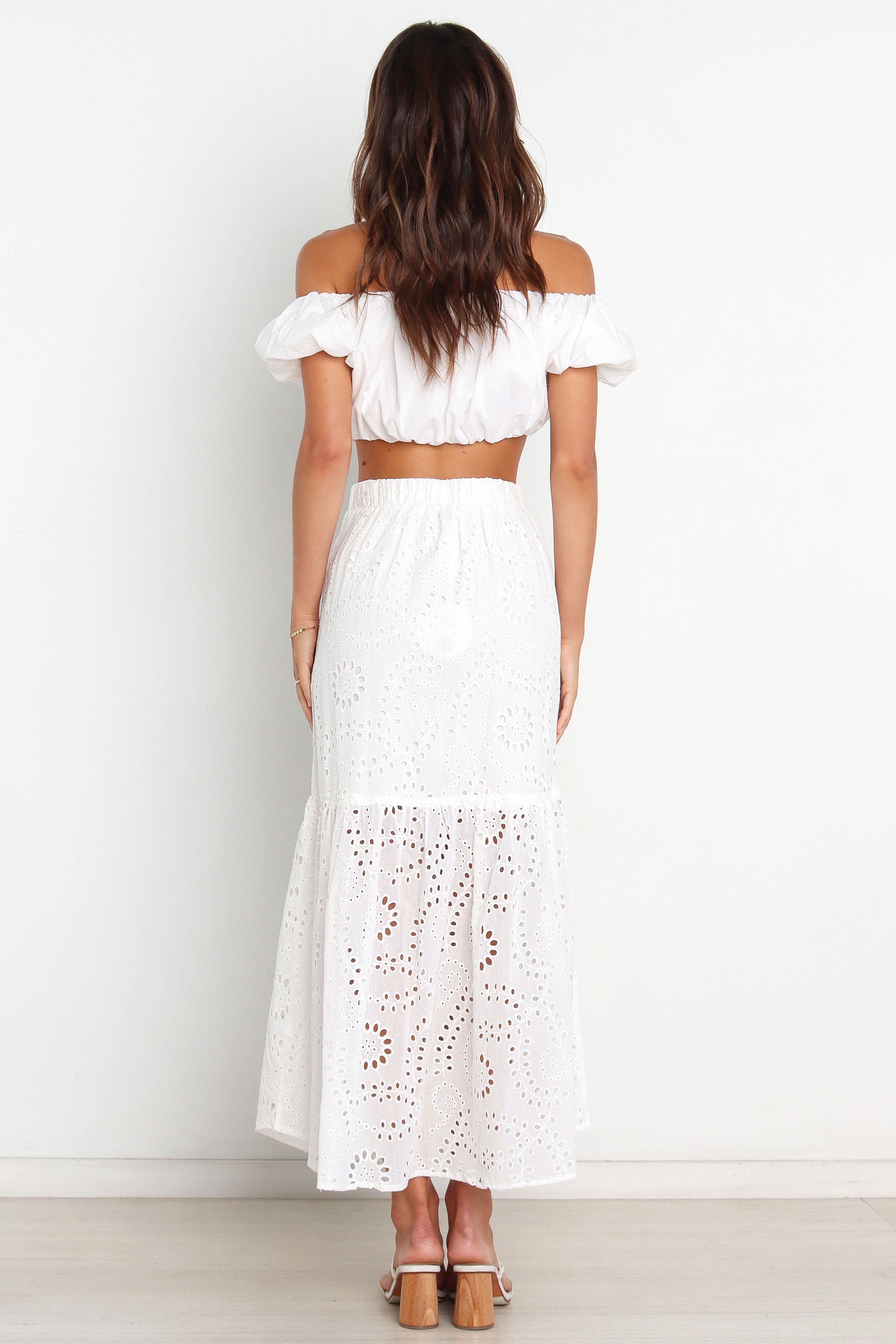 Giselle Skirt - White sold by Petal & Pup product image thumbnail 4