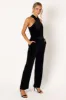 Liberty Velvet Jumpsuit - Black sold by Petal & Pup
