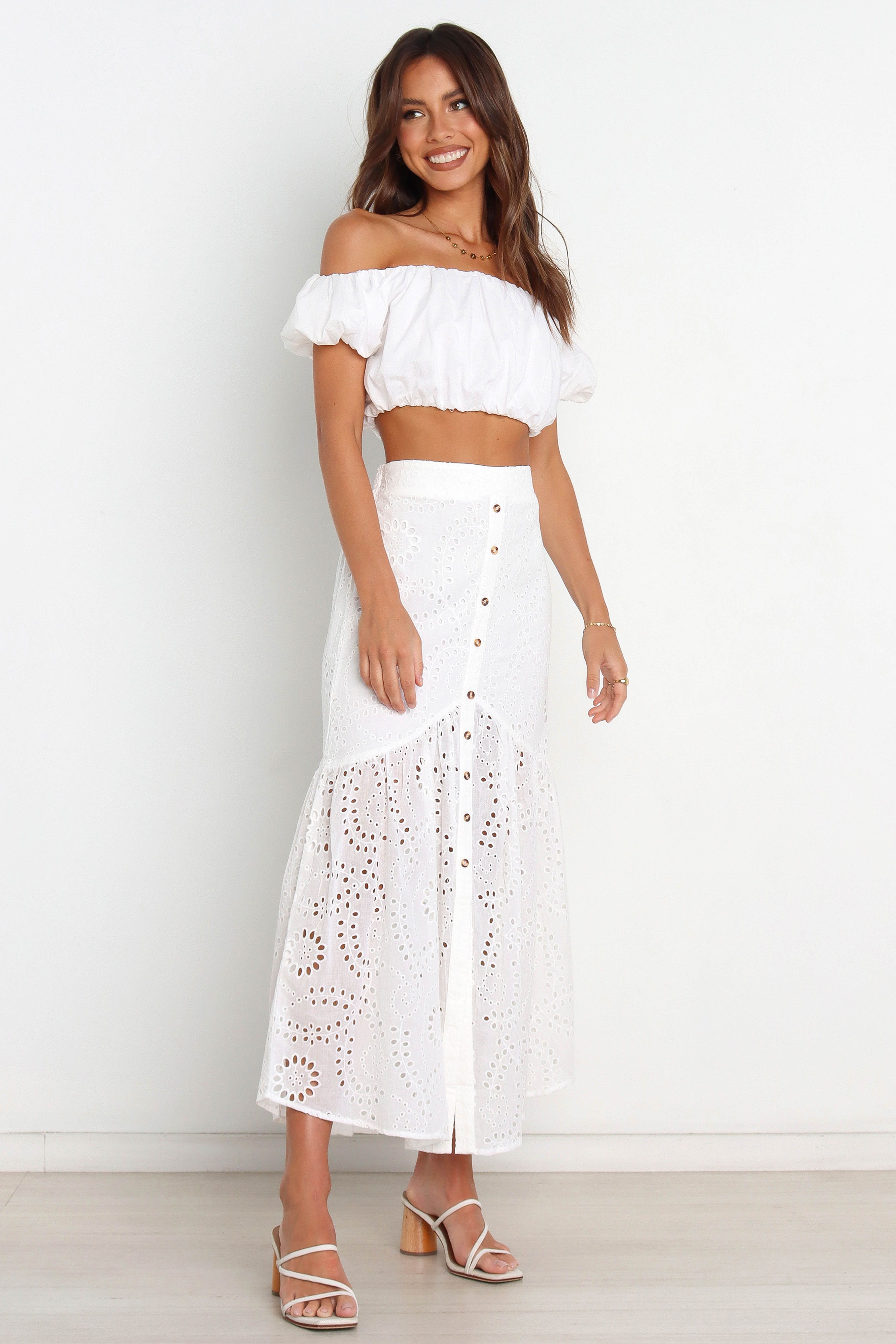 Giselle Skirt - White sold by Petal & Pup product image thumbnail 6