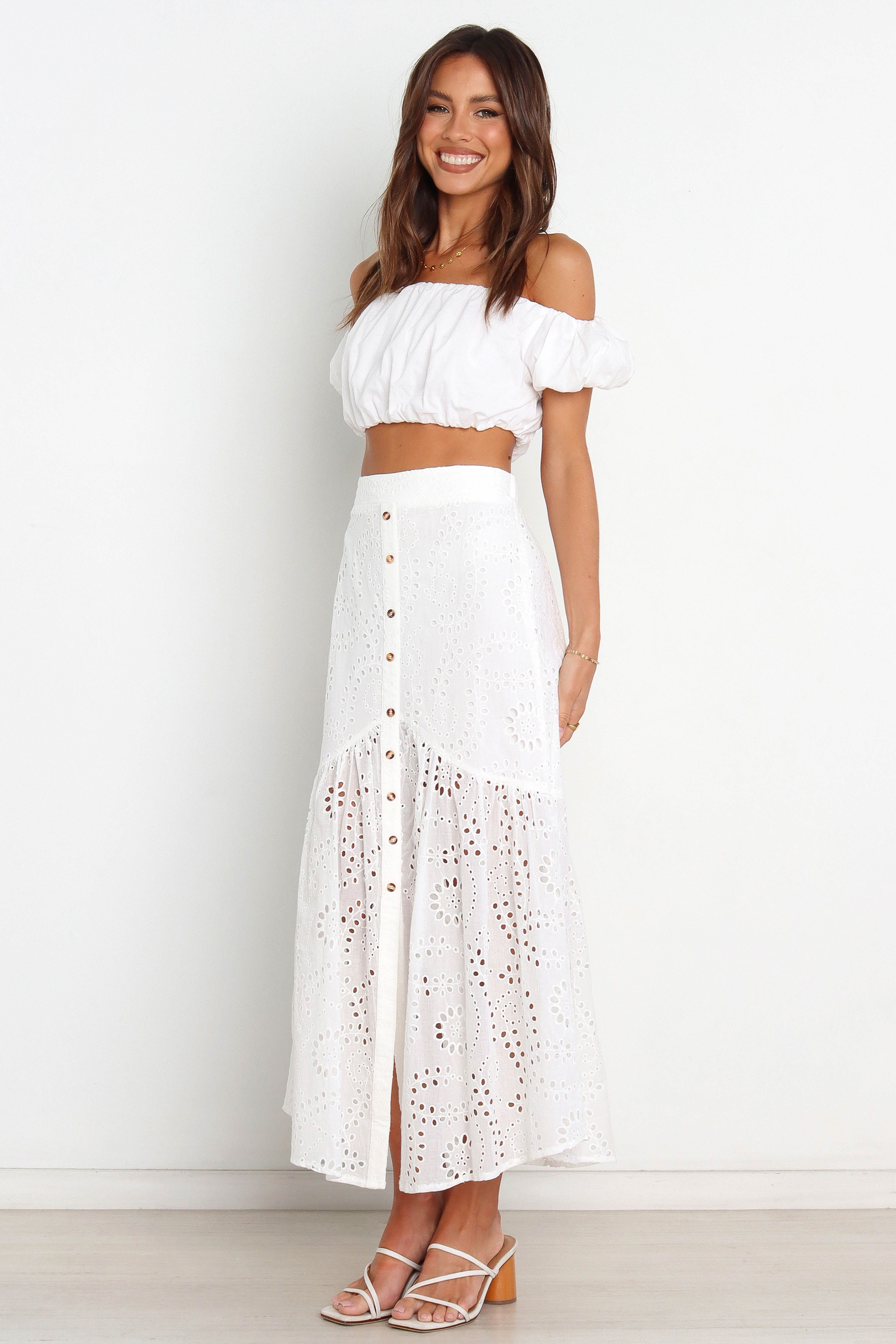 Giselle Skirt - White sold by Petal & Pup product image thumbnail 3