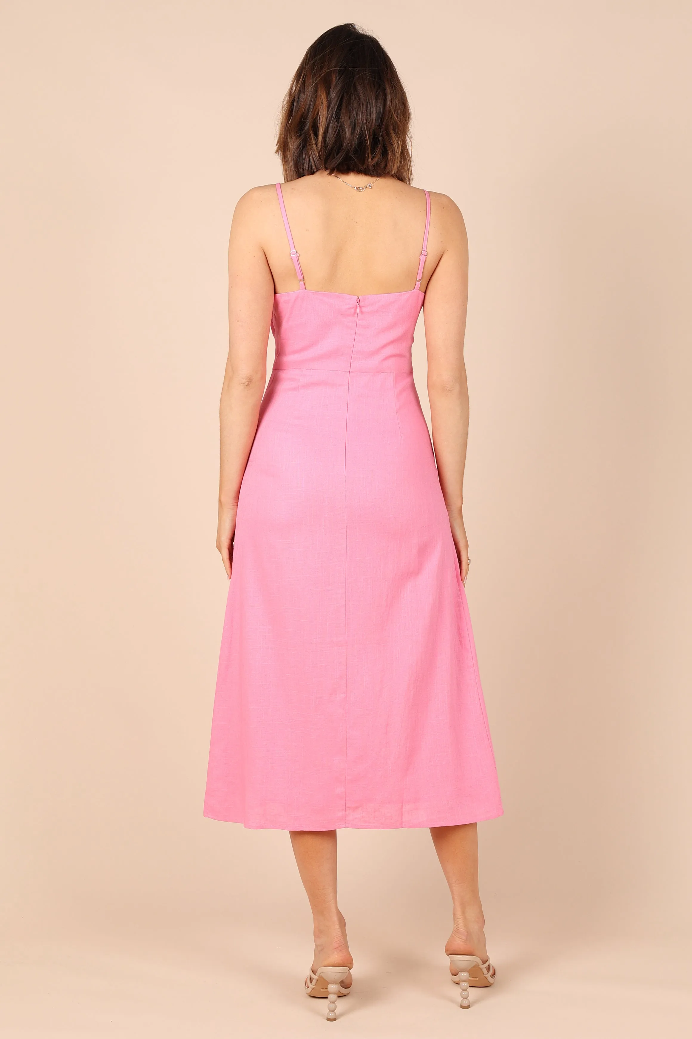 Krystal Midi Dress - Hot Pink sold by Petal & Pup product image thumbnail 2