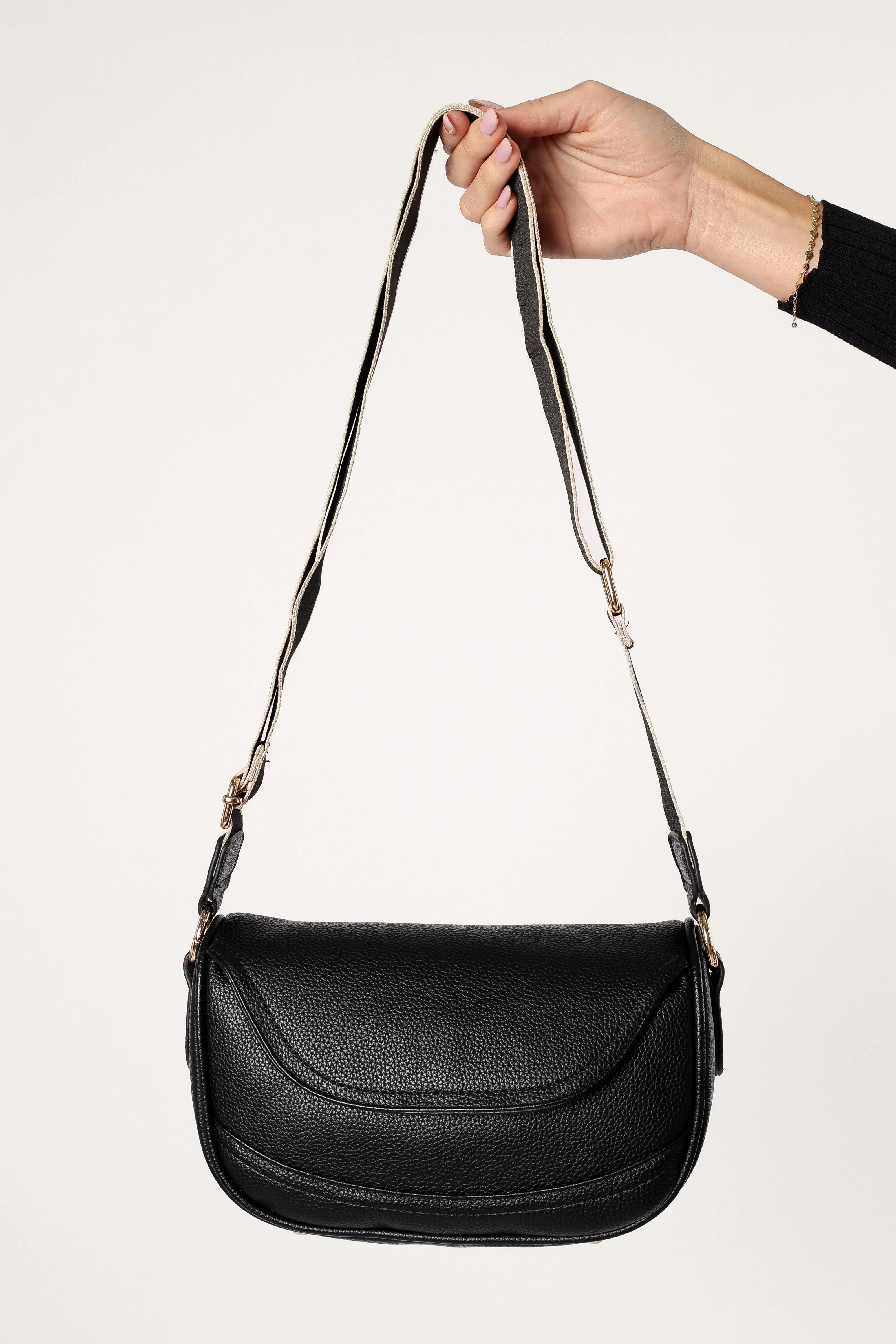 Janey Crossbody Bag - Black sold by Petal & Pup