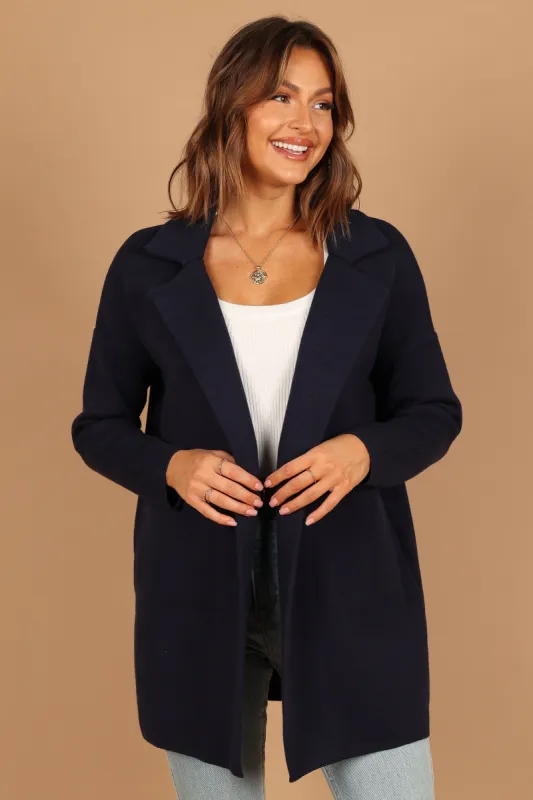 Lenore Coatigan - Navy sold by Petal & Pup