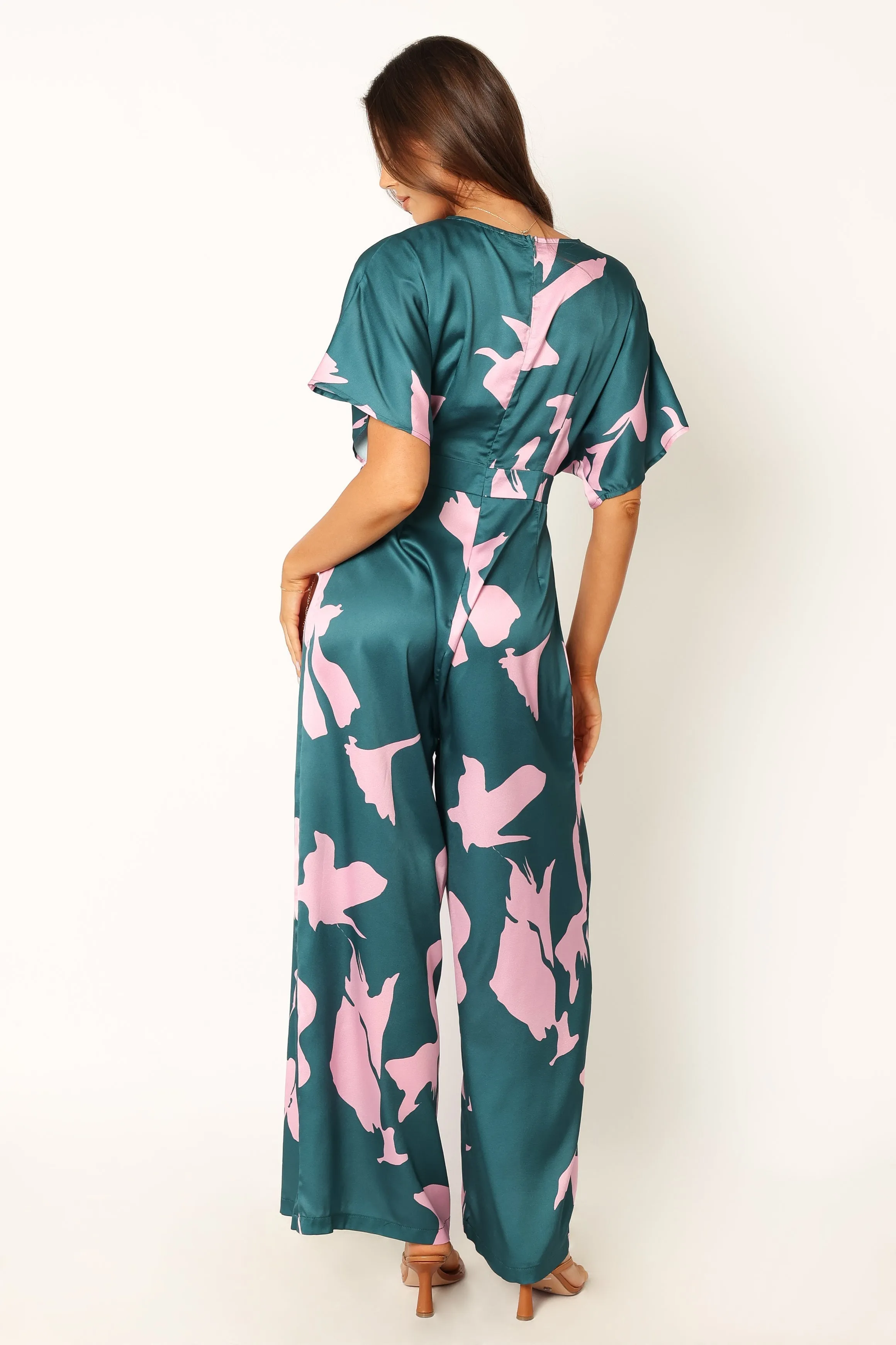Lilah Jumpsuit - Teal Floral sold by Petal & Pup product image thumbnail 4