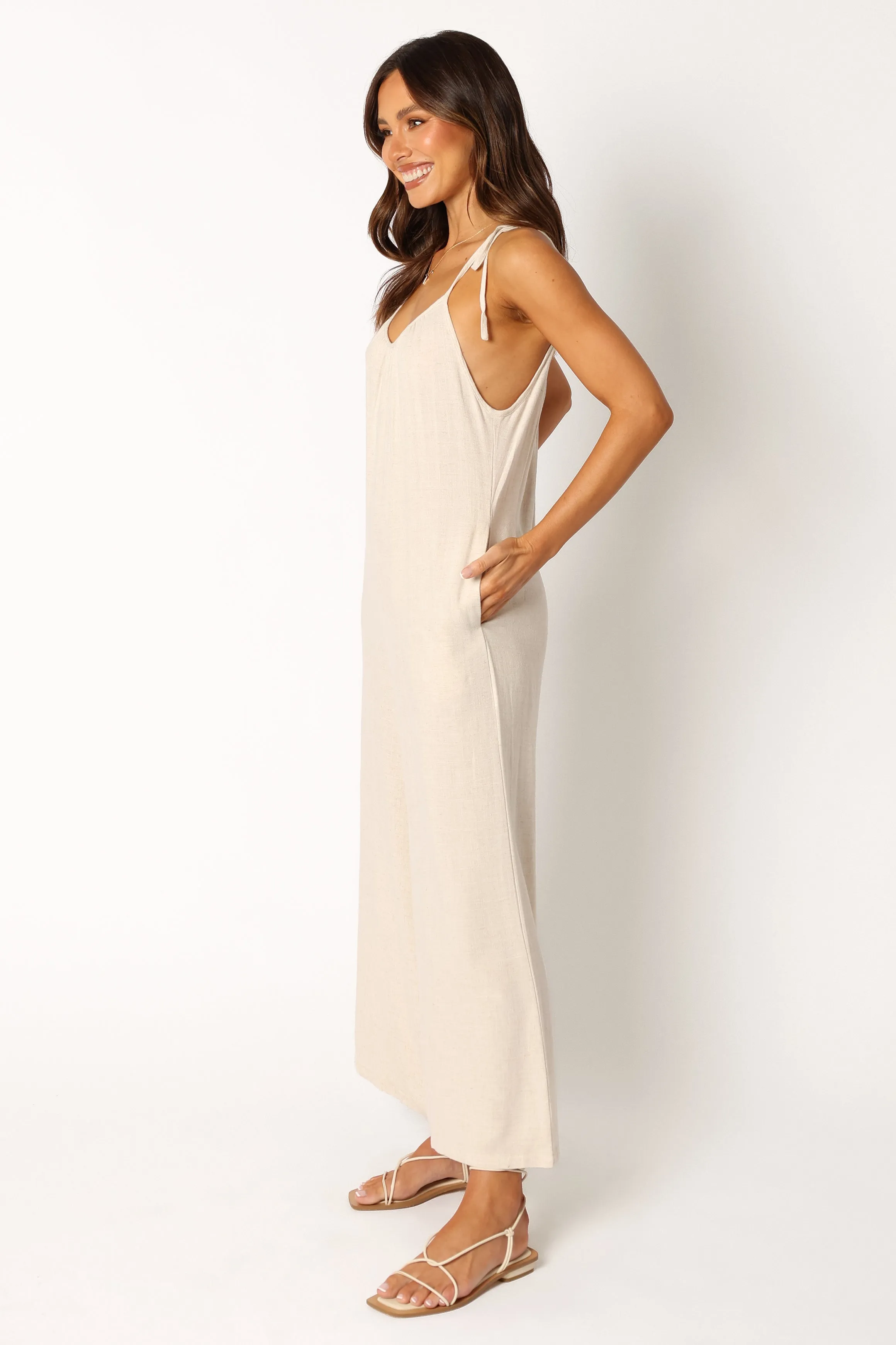 Margot Jumpsuit - Oatmeal sold by Petal & Pup product image thumbnail 2