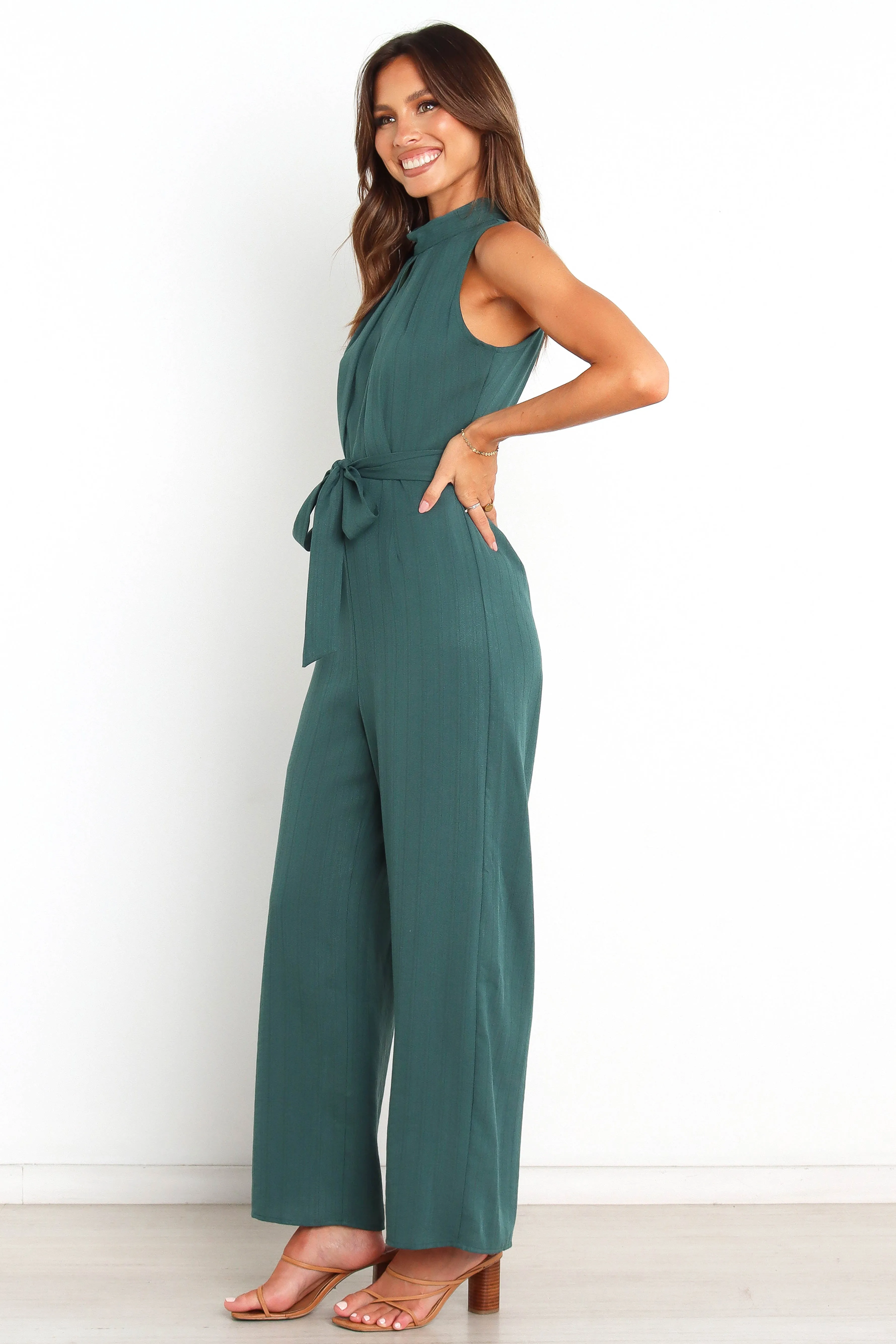 Renee Jumpsuit - Emerald sold by Petal & Pup product image thumbnail 3