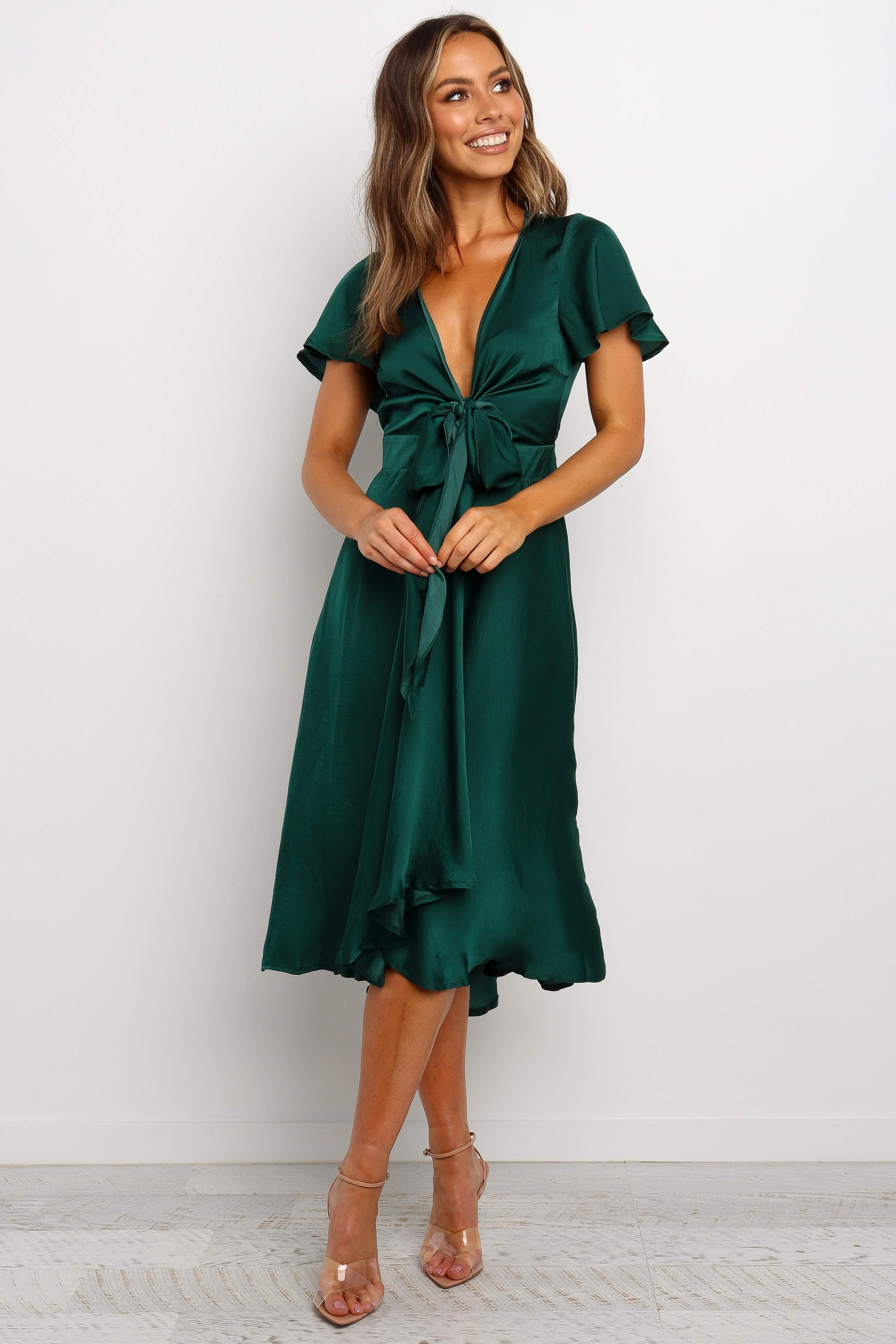 Montrose Dress - Emerald sold by Petal & Pup product image thumbnail 3