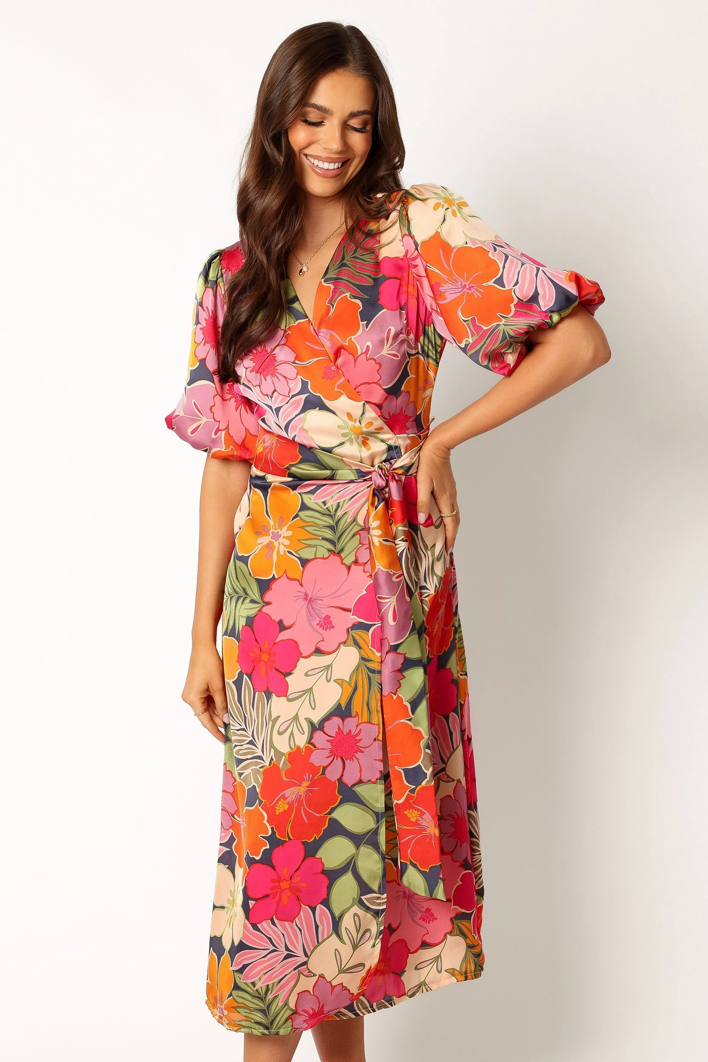 Romana Midi Dress - Multi sold by Petal & Pup