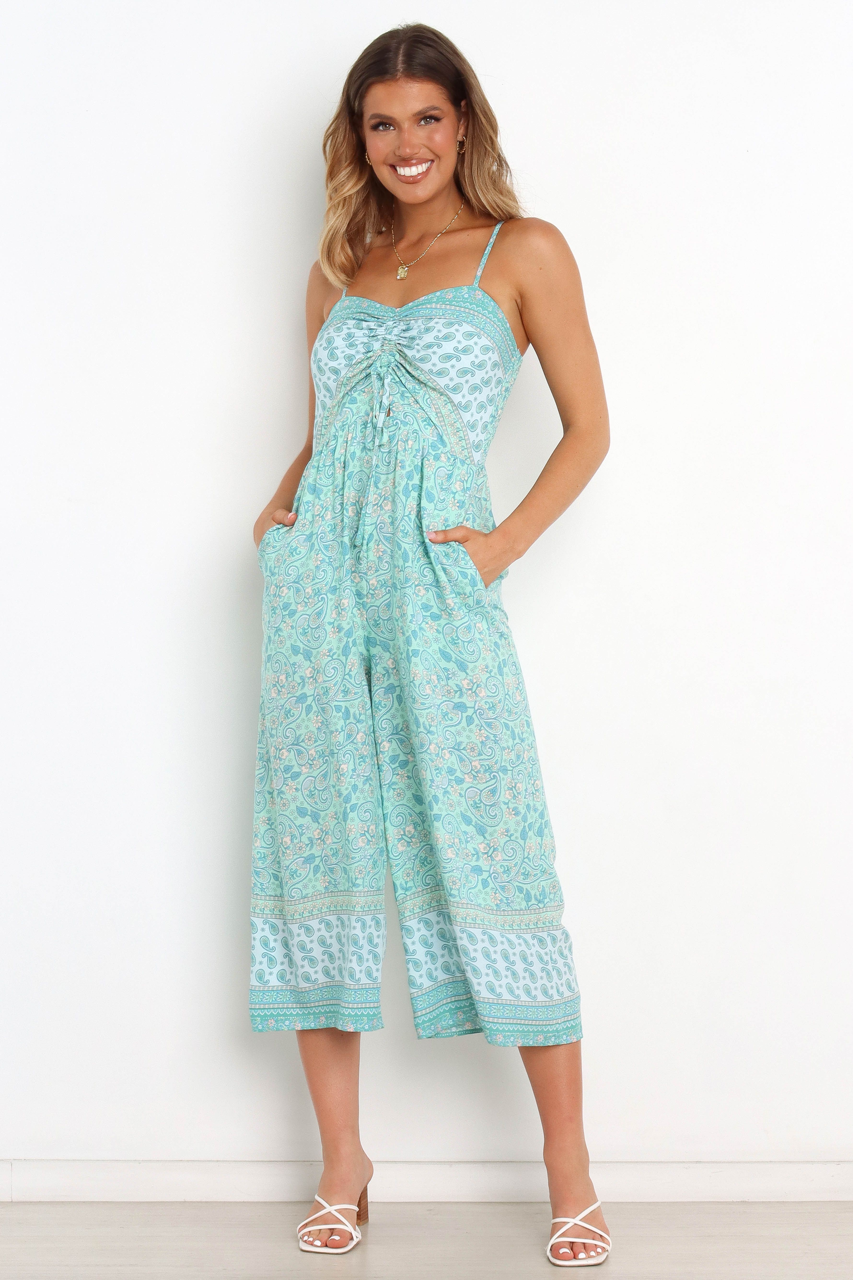 Elissa Jumpsuit - Blue sold by Petal & Pup product image thumbnail 2