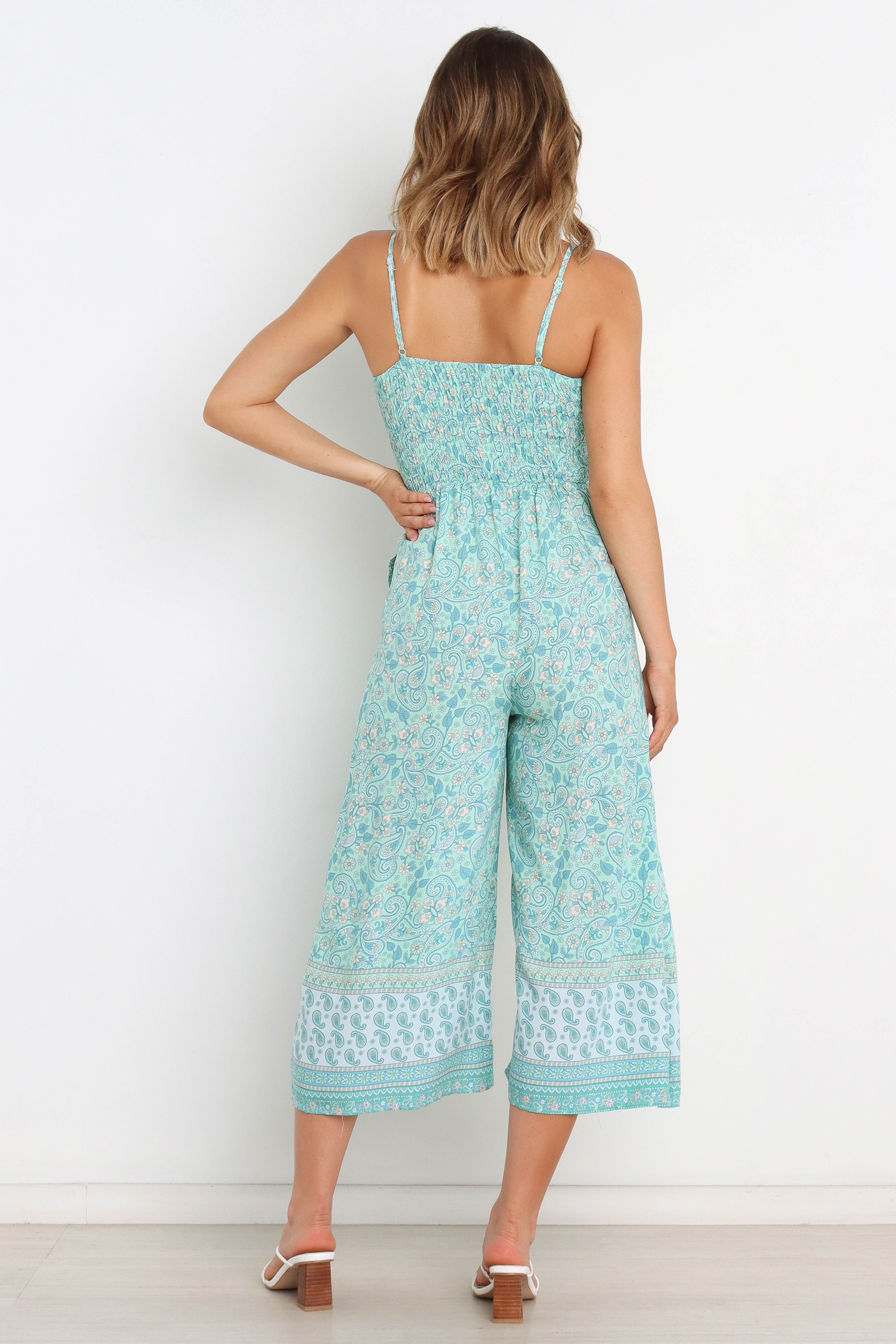 Elissa Jumpsuit - Blue sold by Petal & Pup product image thumbnail 5