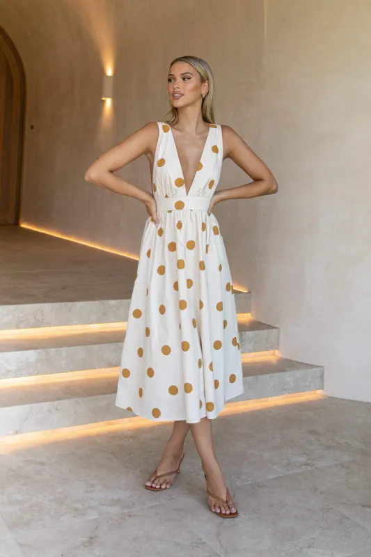 Ulmer Dress - Cream sold by Petal & Pup