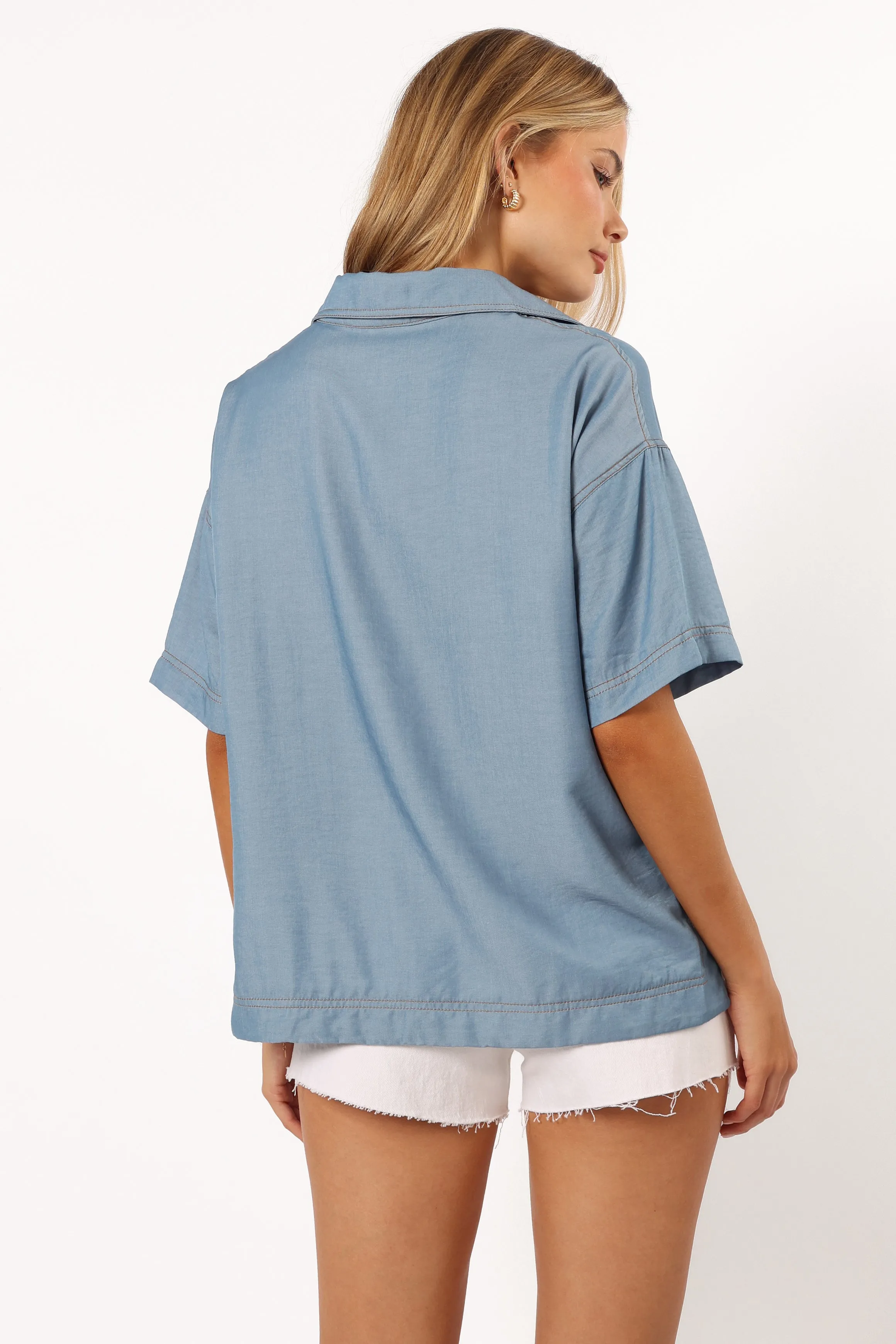 Lyna Top - Blue sold by Petal & Pup product image thumbnail 4