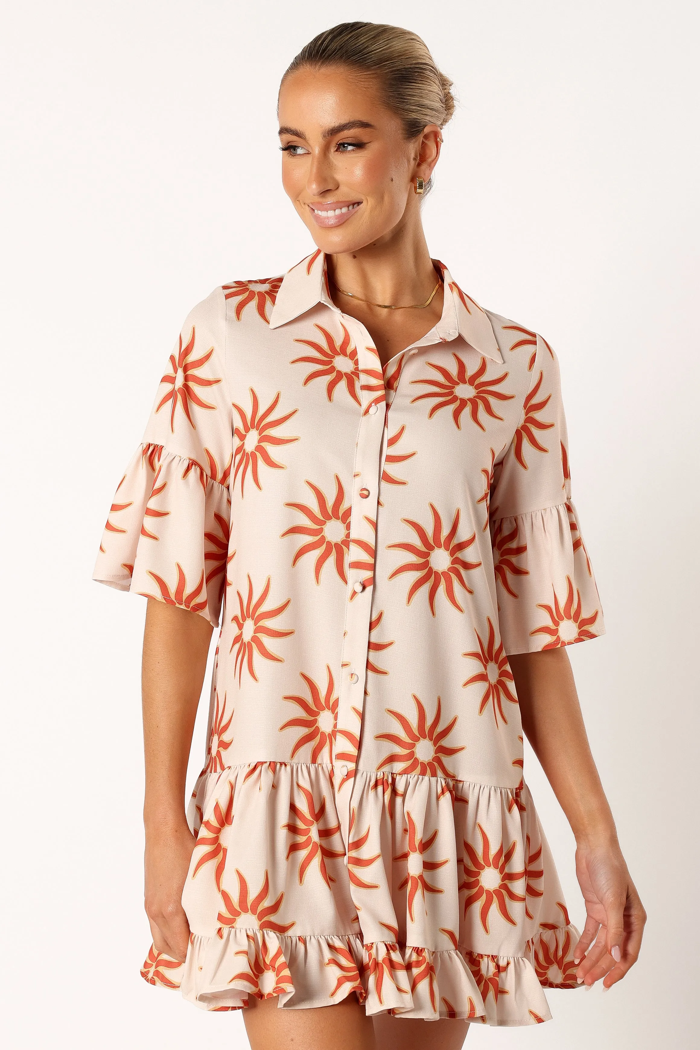 Ren Long Sleeve Mini Dress - Soleil sold by Petal & Pup product image thumbnail 3