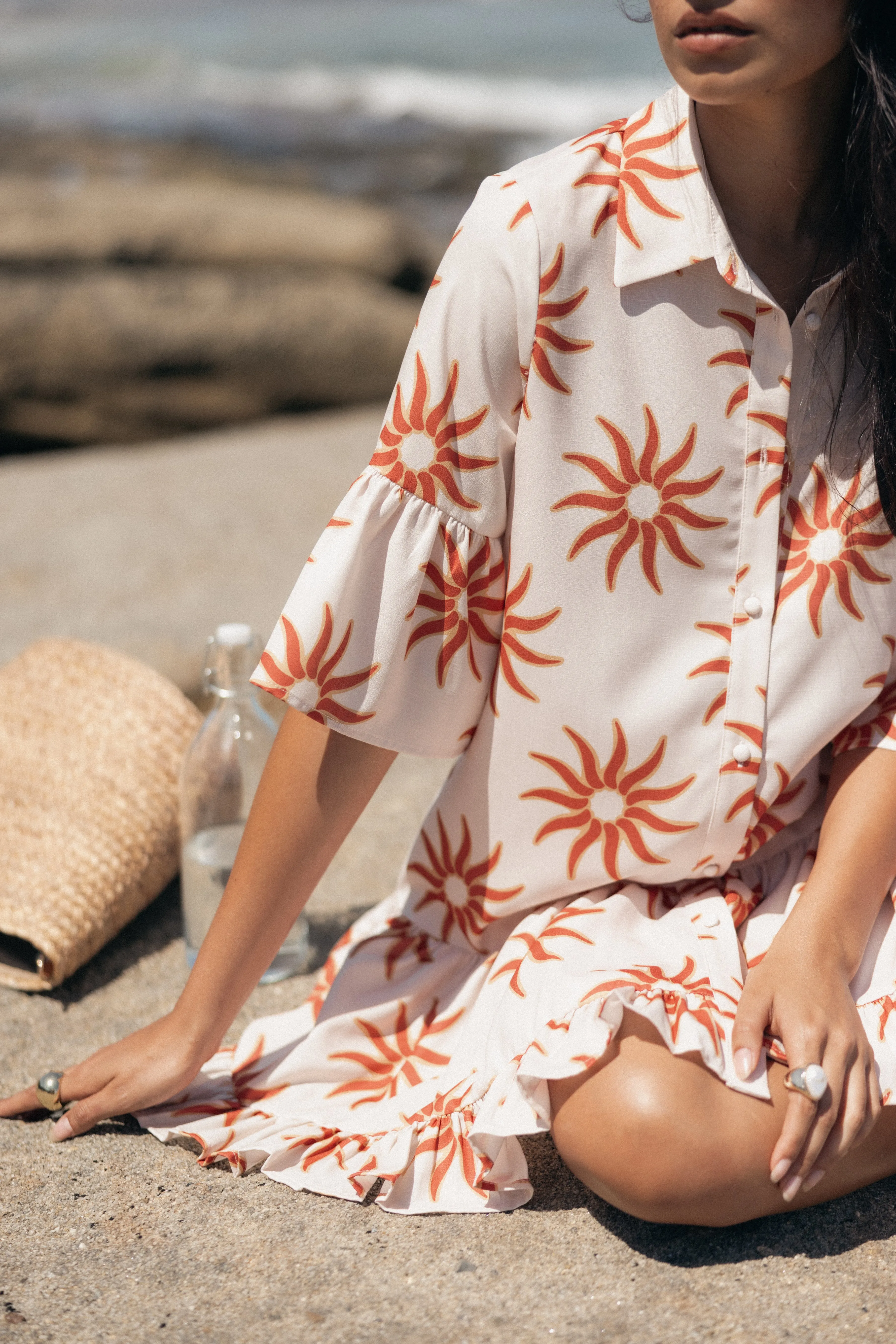 Ren Long Sleeve Mini Dress - Soleil sold by Petal & Pup product image thumbnail 2