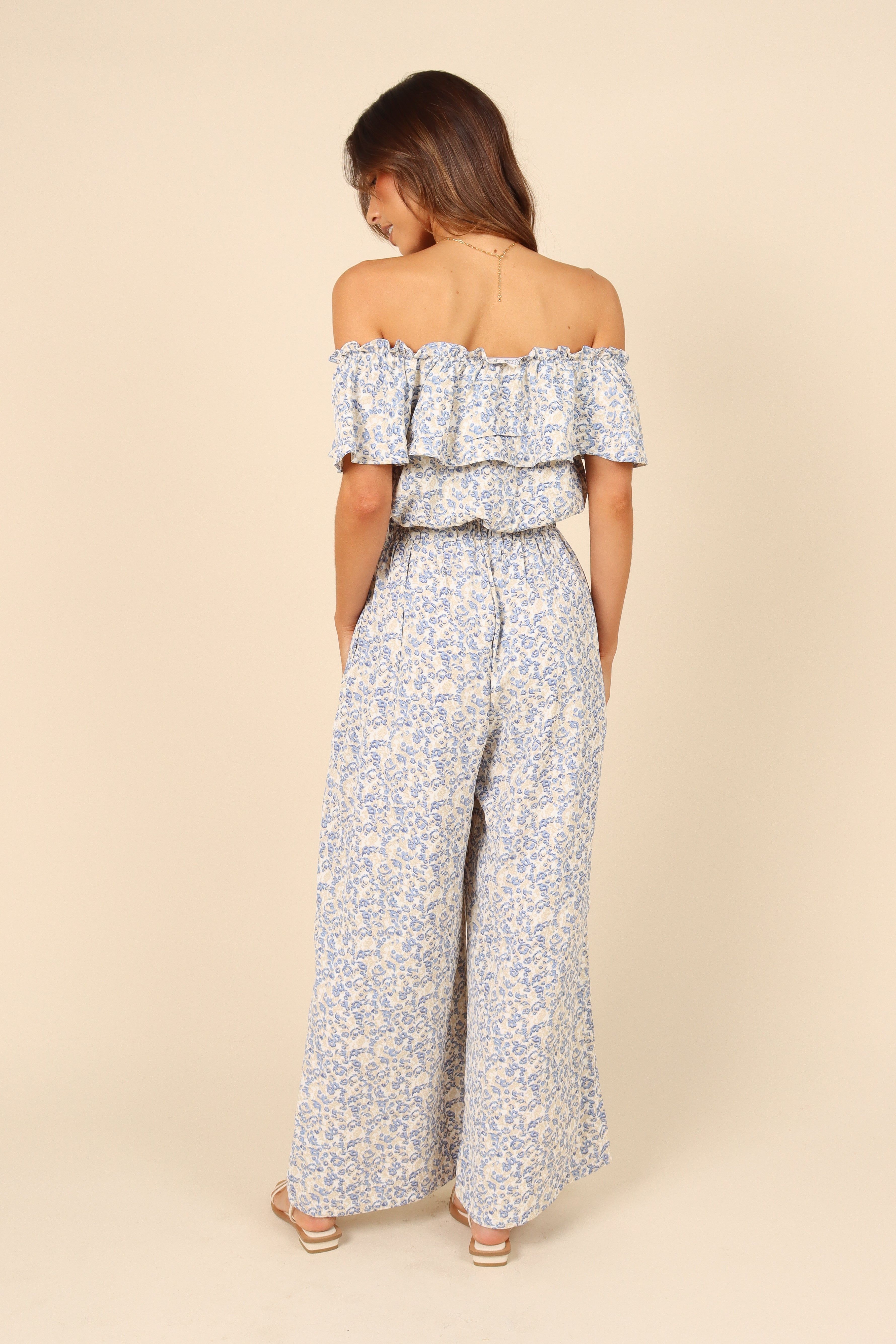 Sessi Jumpsuit - Blue sold by Petal & Pup product image thumbnail 4